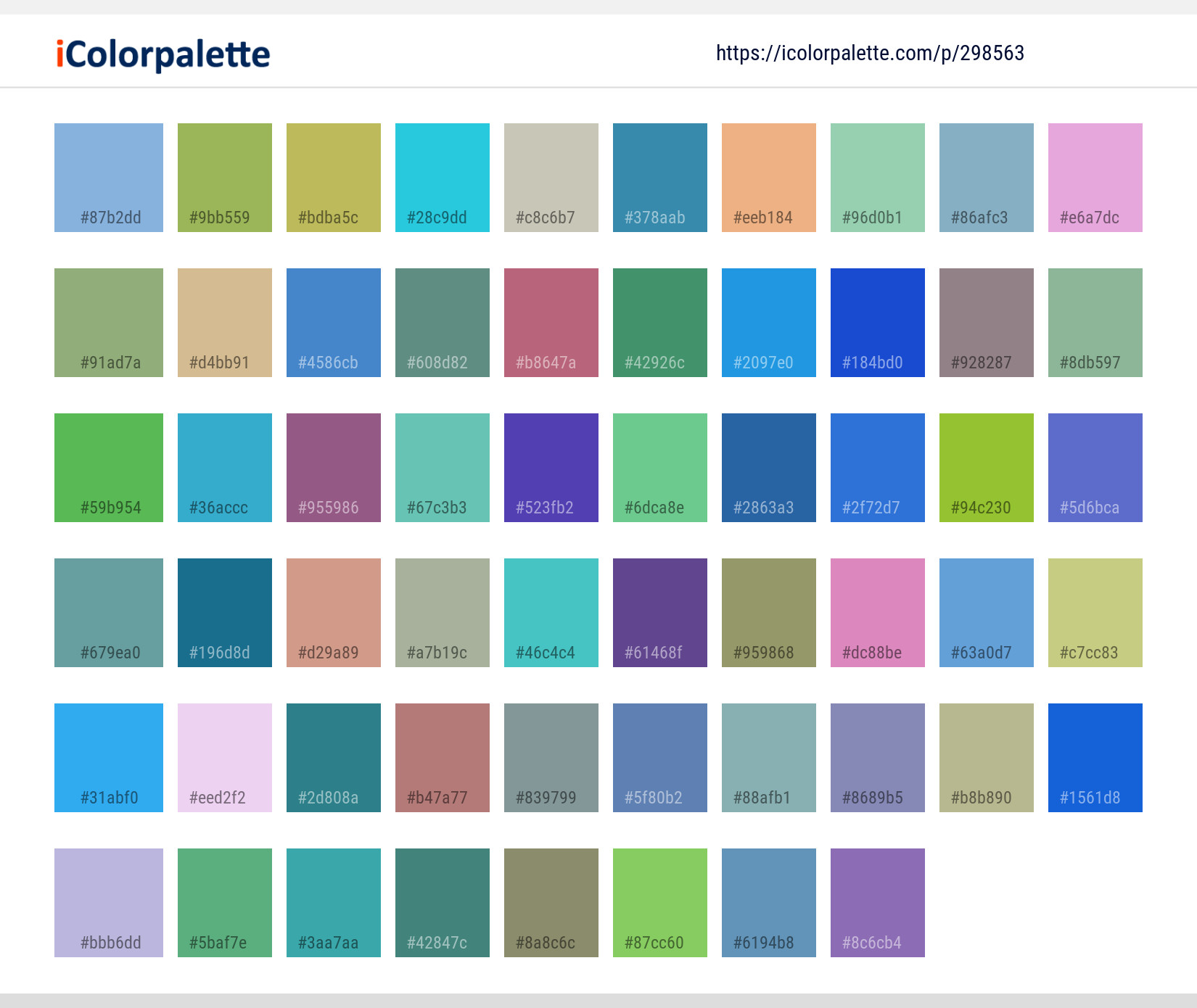 Color Palette Ideas from Blue Pattern Line Image | iColorpalette