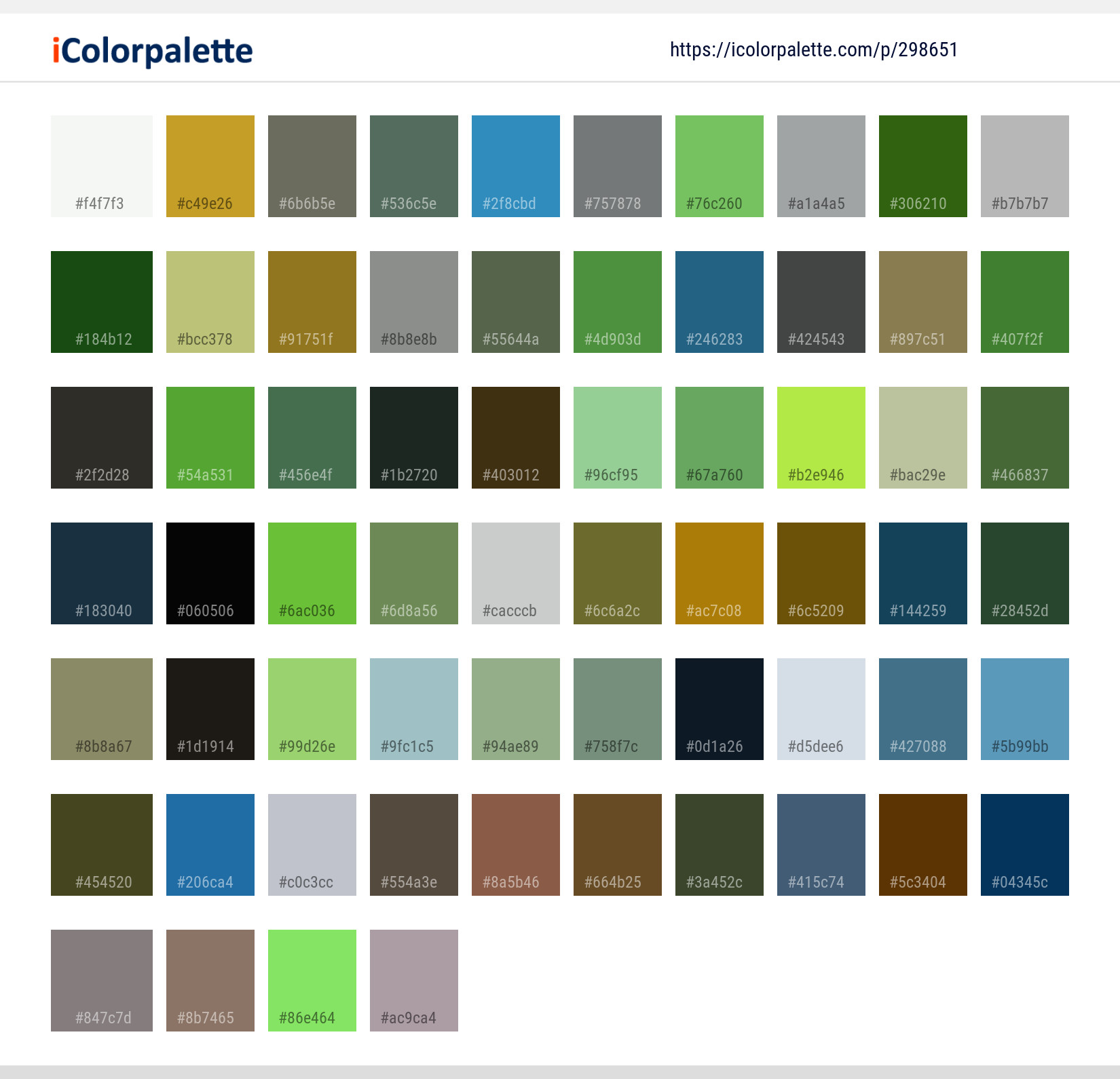 Color Palette Ideas from Tree Organism Plant Image | iColorpalette