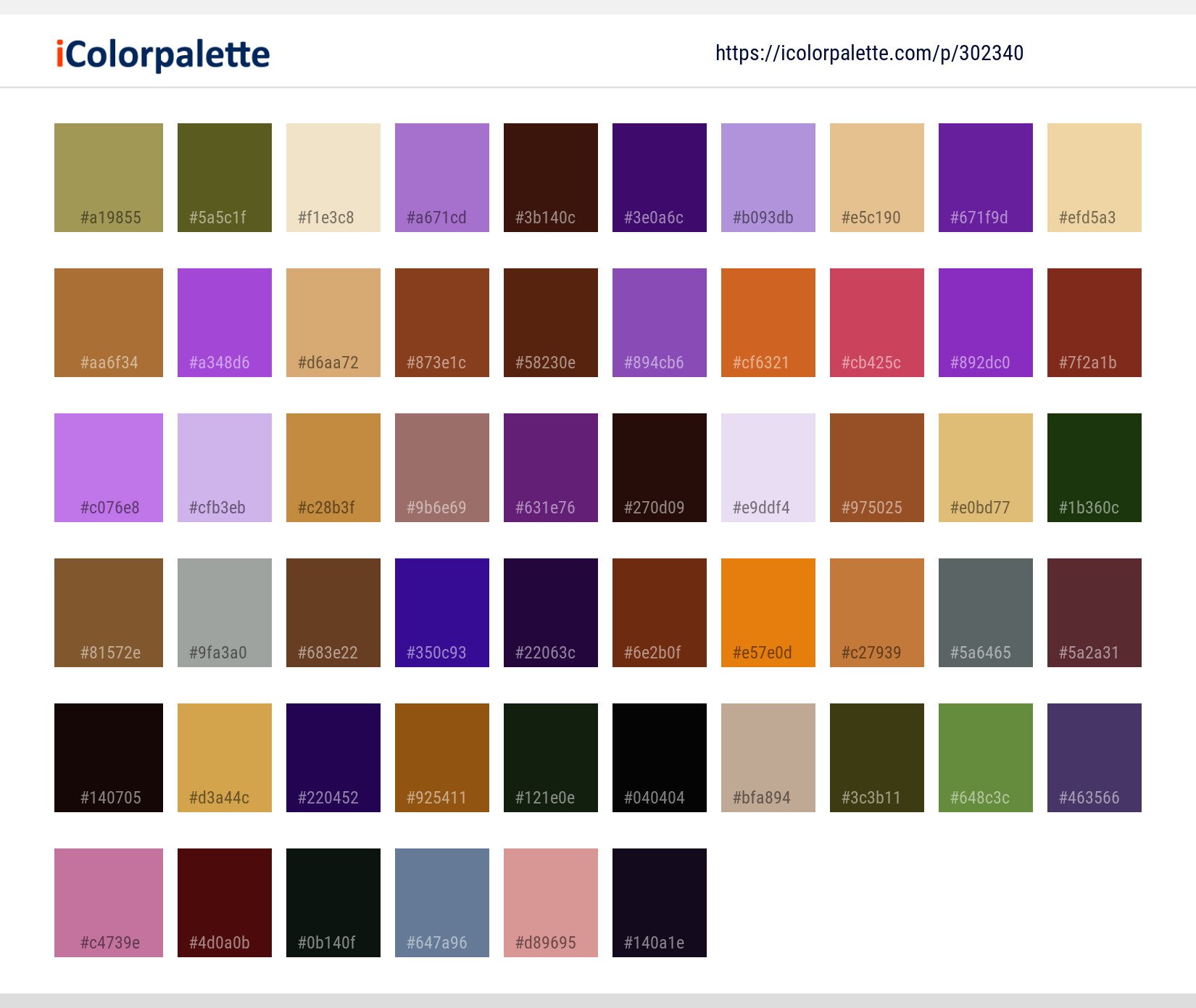Color Palette Ideas from Flower Purple Yellow Image | iColorpalette
