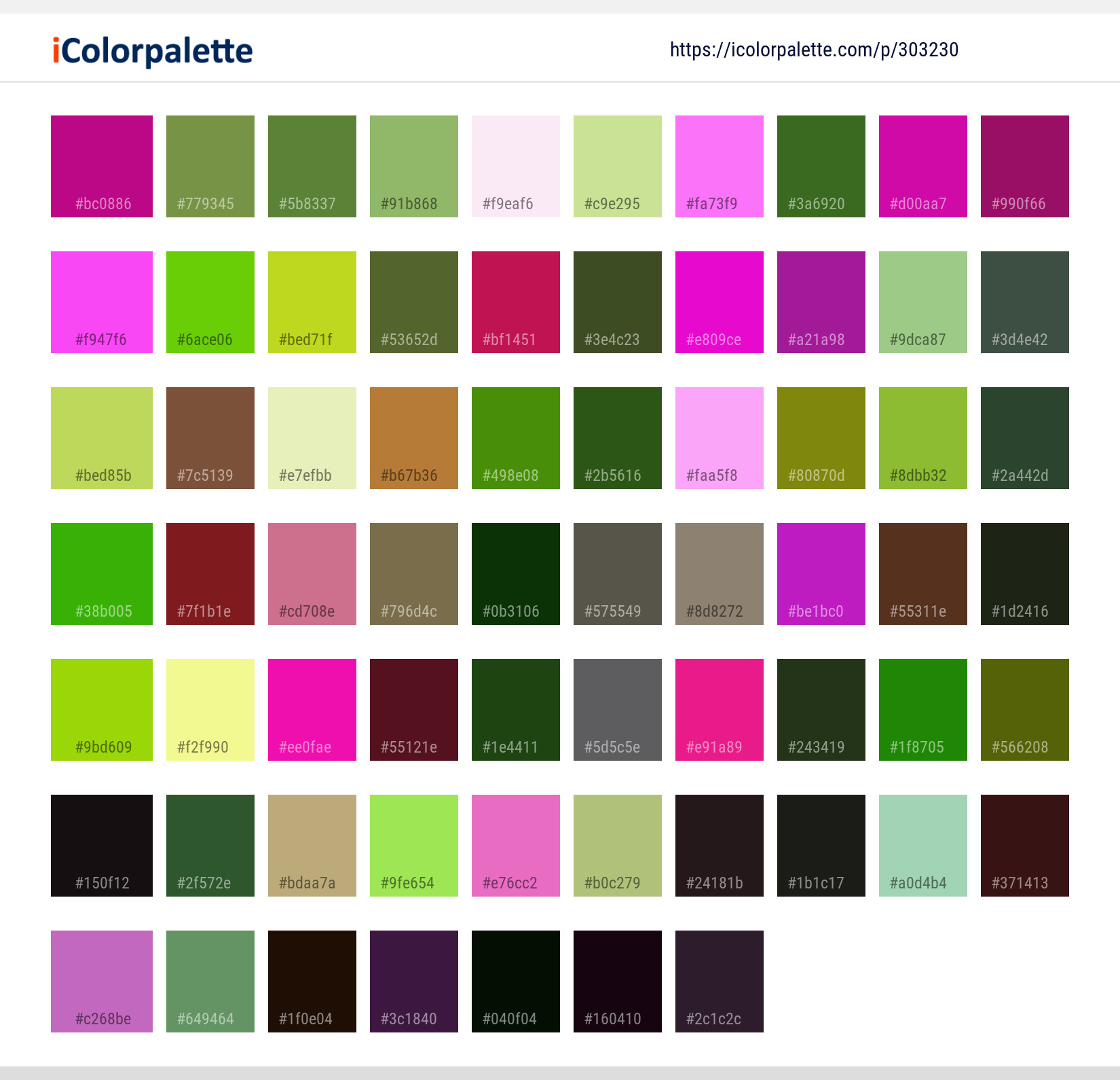 Color Palette Ideas from Flower Flora Pink Image | iColorpalette