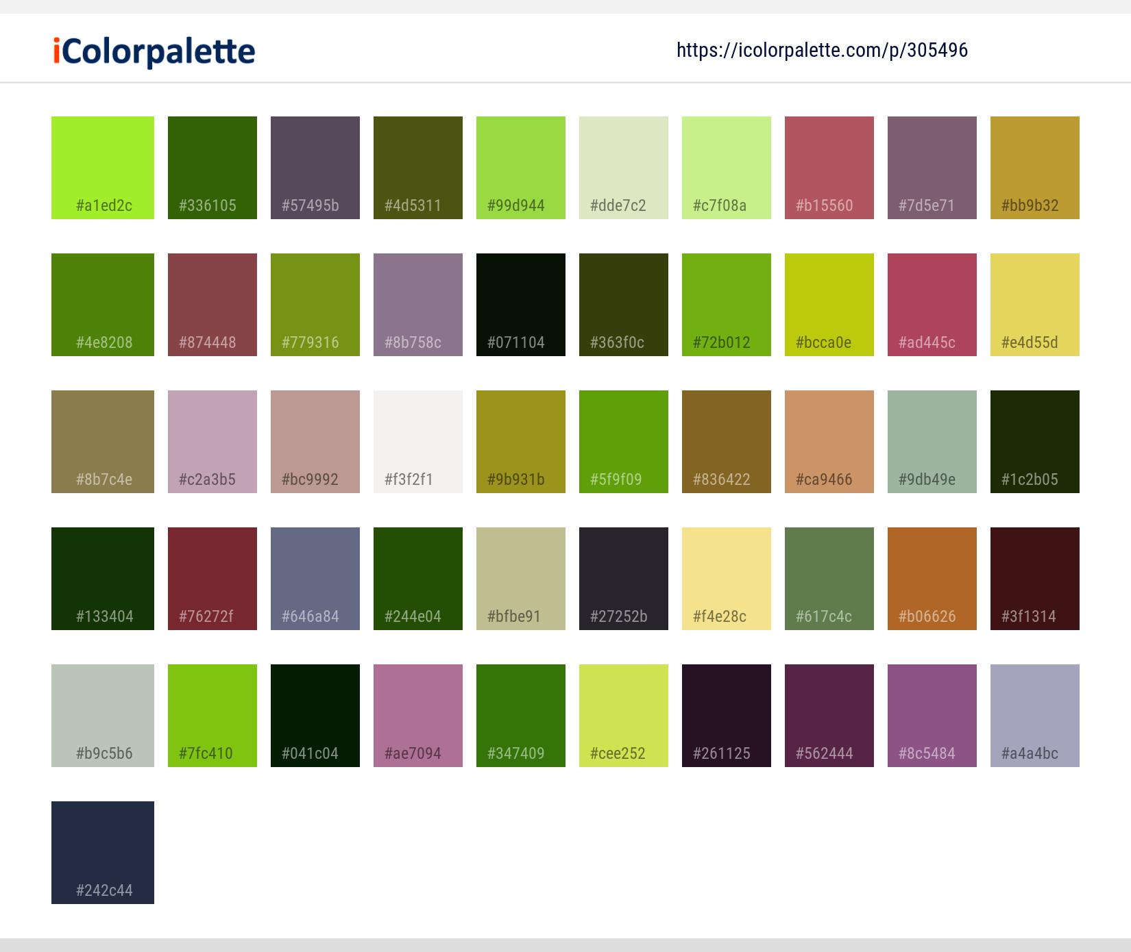 find image with color palette