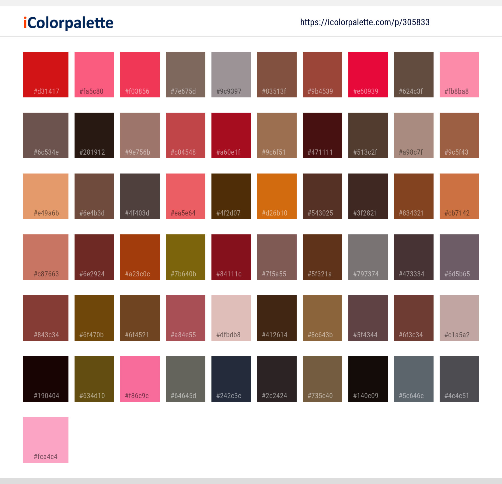 Color Palette Ideas from Red Blossom Flower Image | iColorpalette