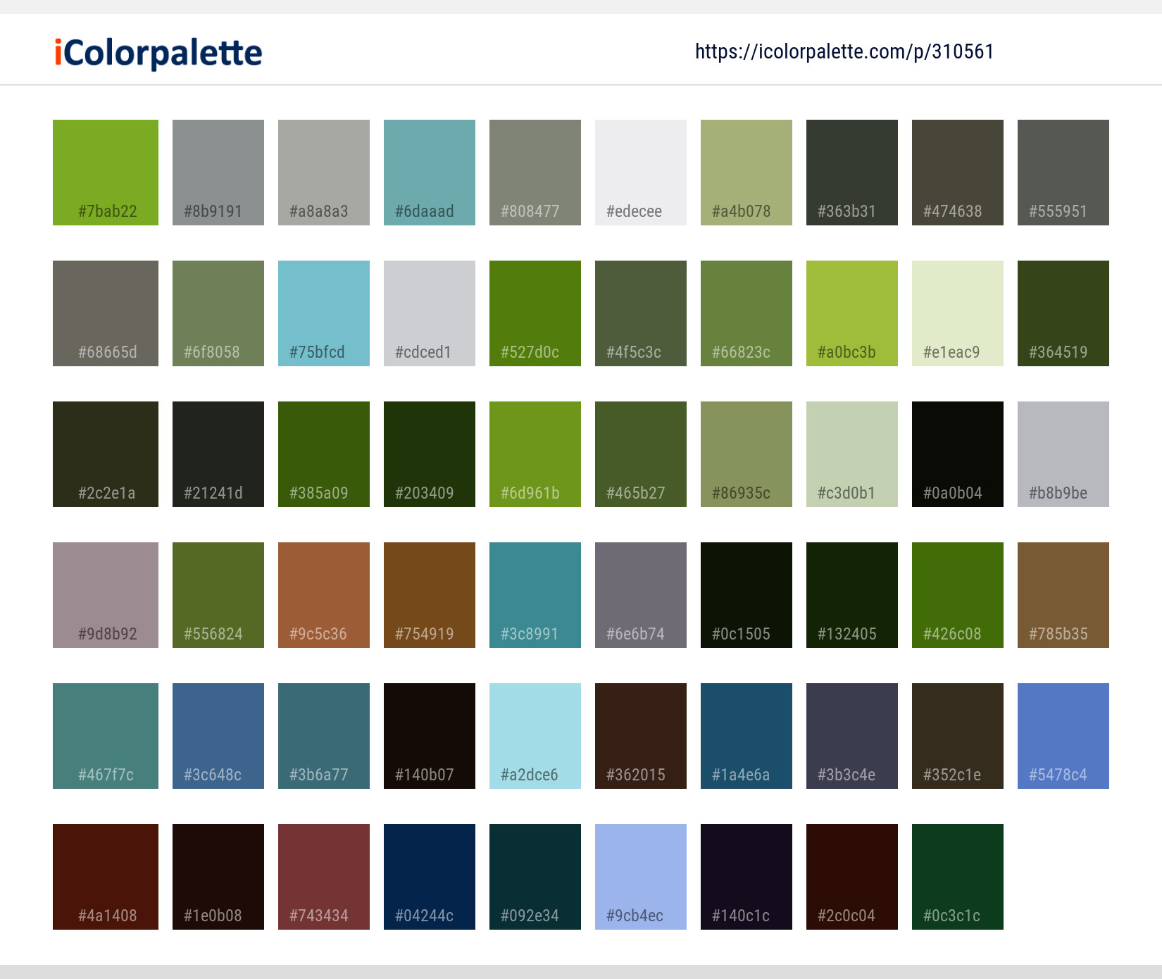 Color Palette Ideas from Plant Tree Outdoor Structure Image | iColorpalette