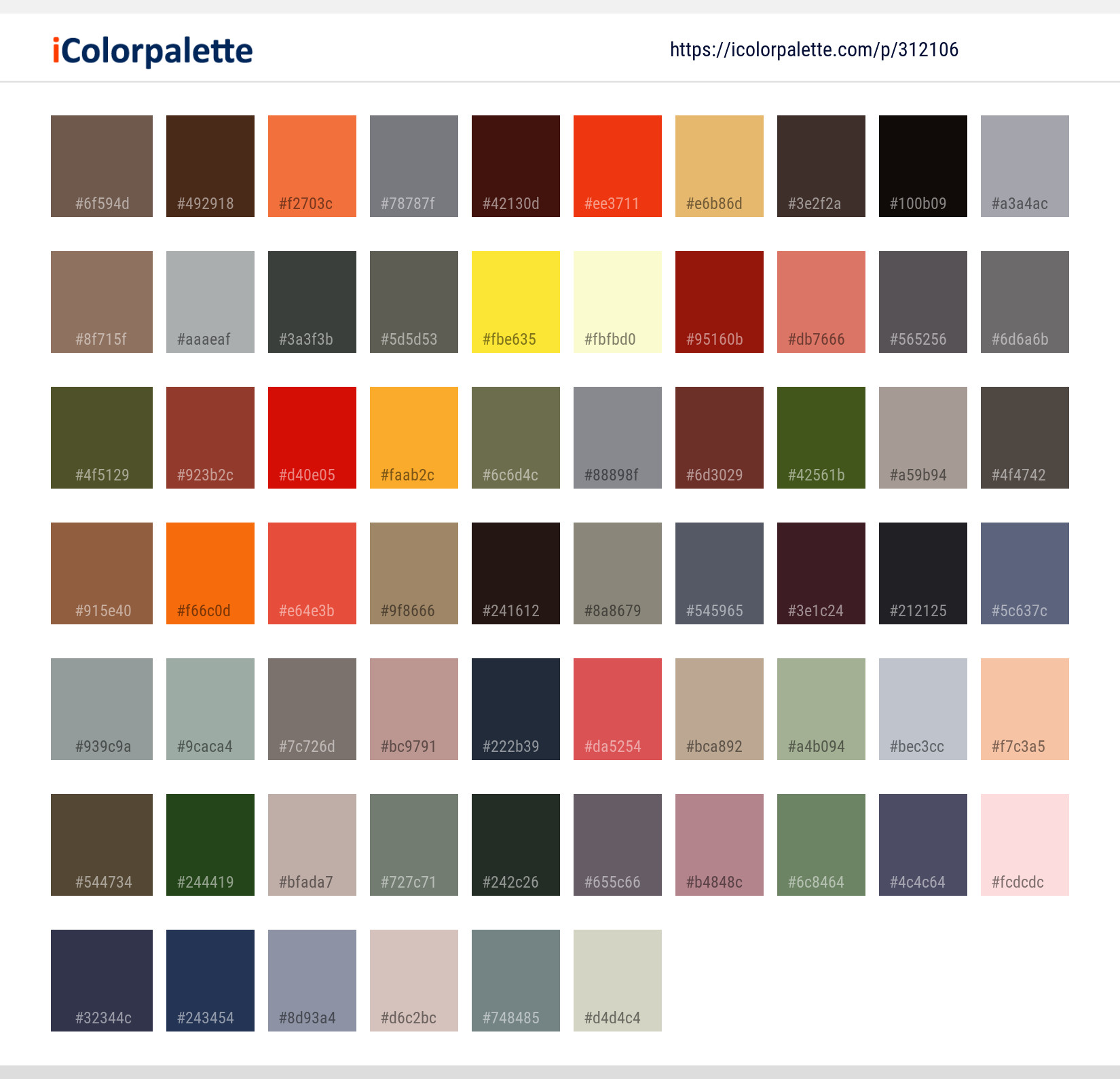 Color Palette Ideas from Campfire Geological Phenomenon Heat Image ...