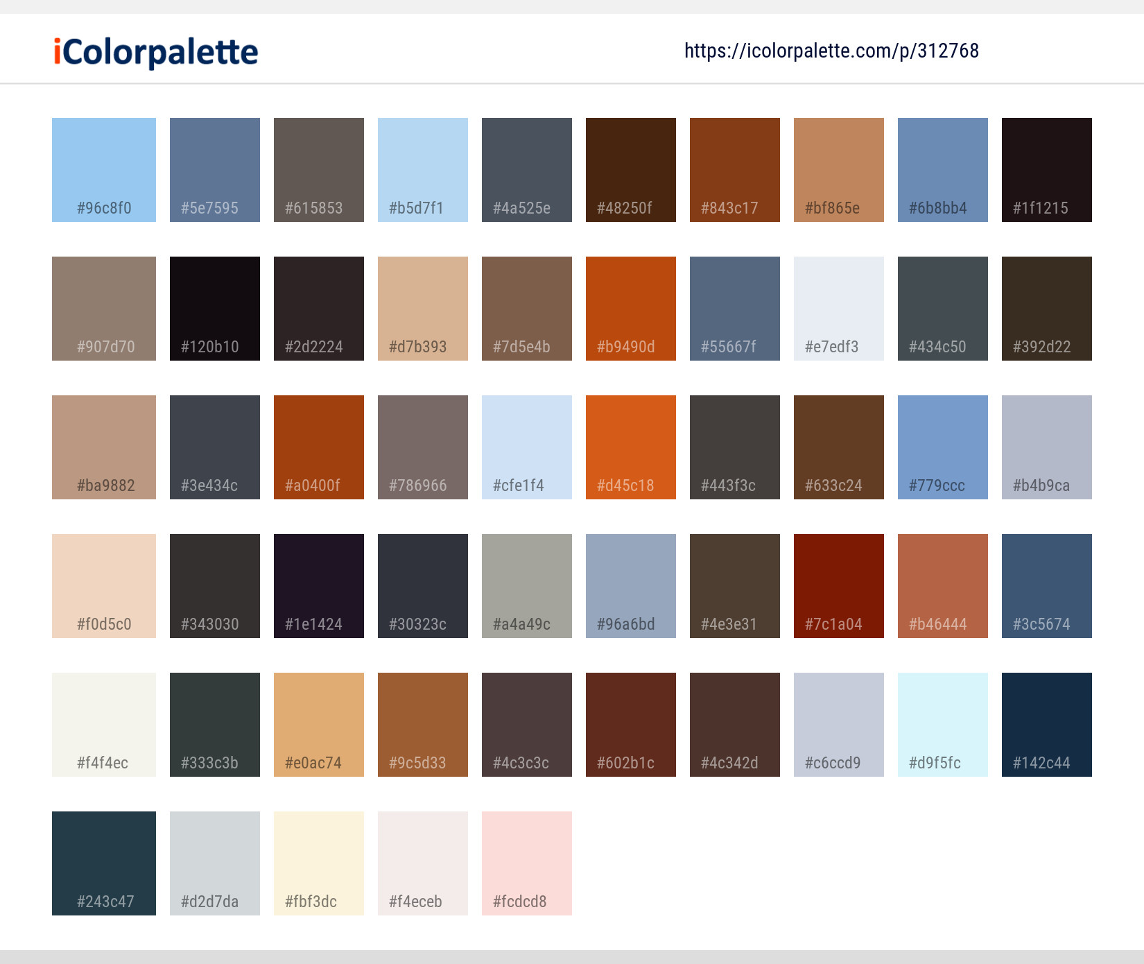 Color Palette Ideas from Badlands Rock Sky Image | iColorPalette
