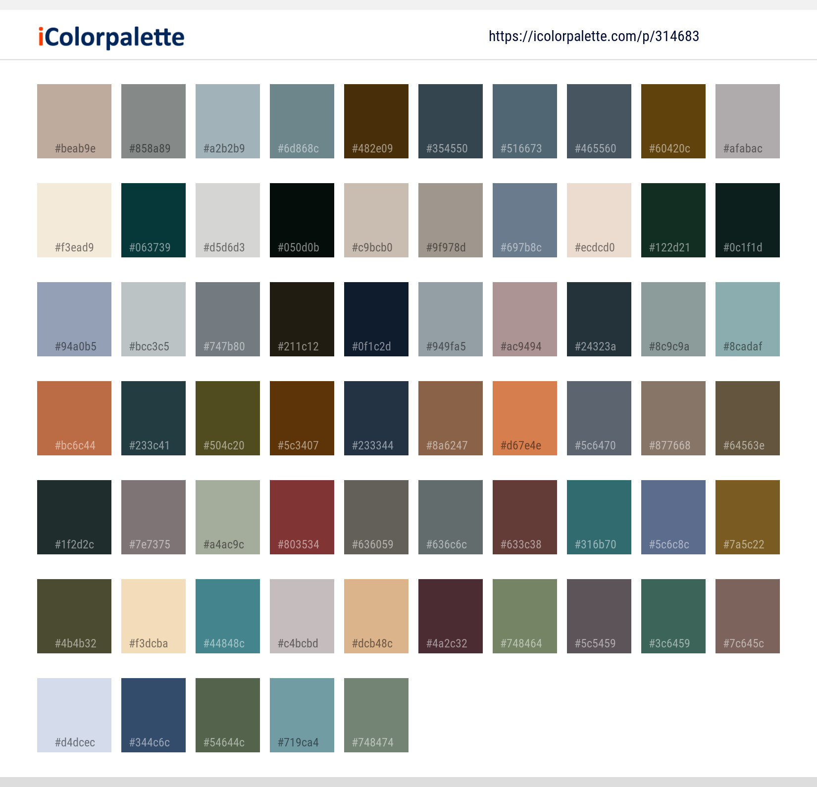 Color Palette Ideas from Reflection Waterway Water Image | iColorpalette
