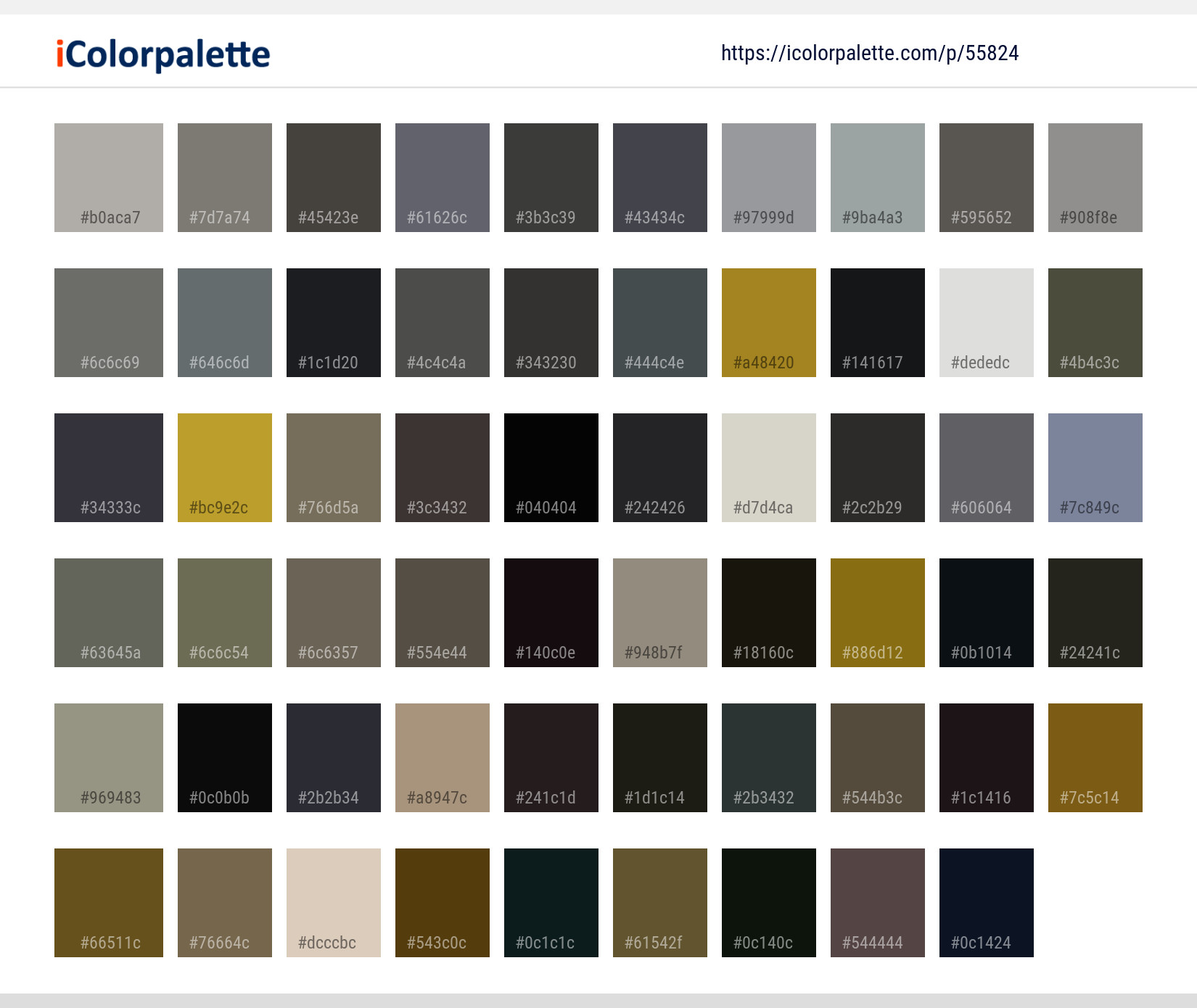 Color Palette Ideas from Dog Like Mammal Wolf Image | iColorpalette