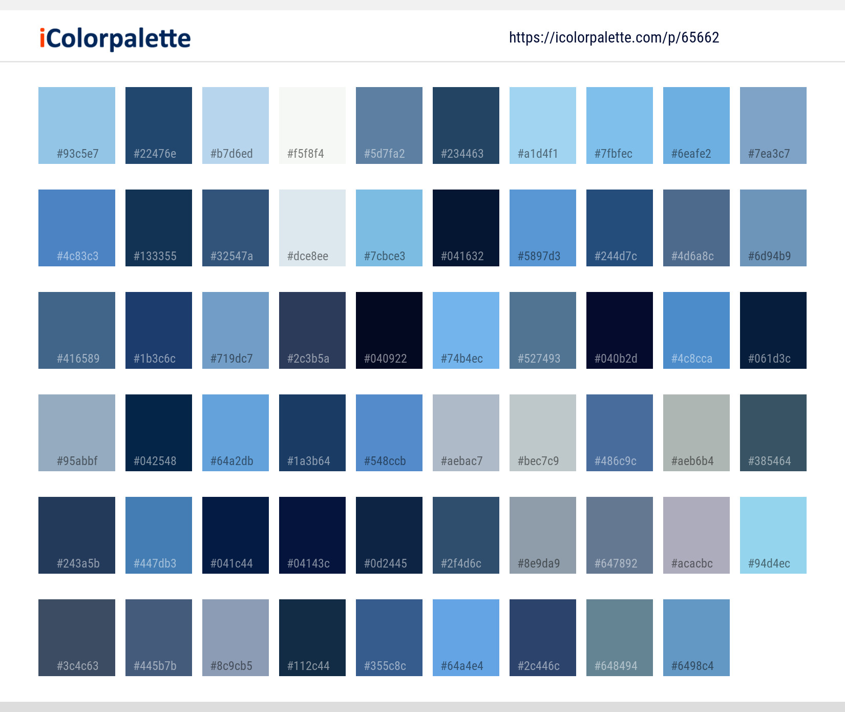 Color Palette Ideas from Sky Ocean Sea Image | iColorpalette