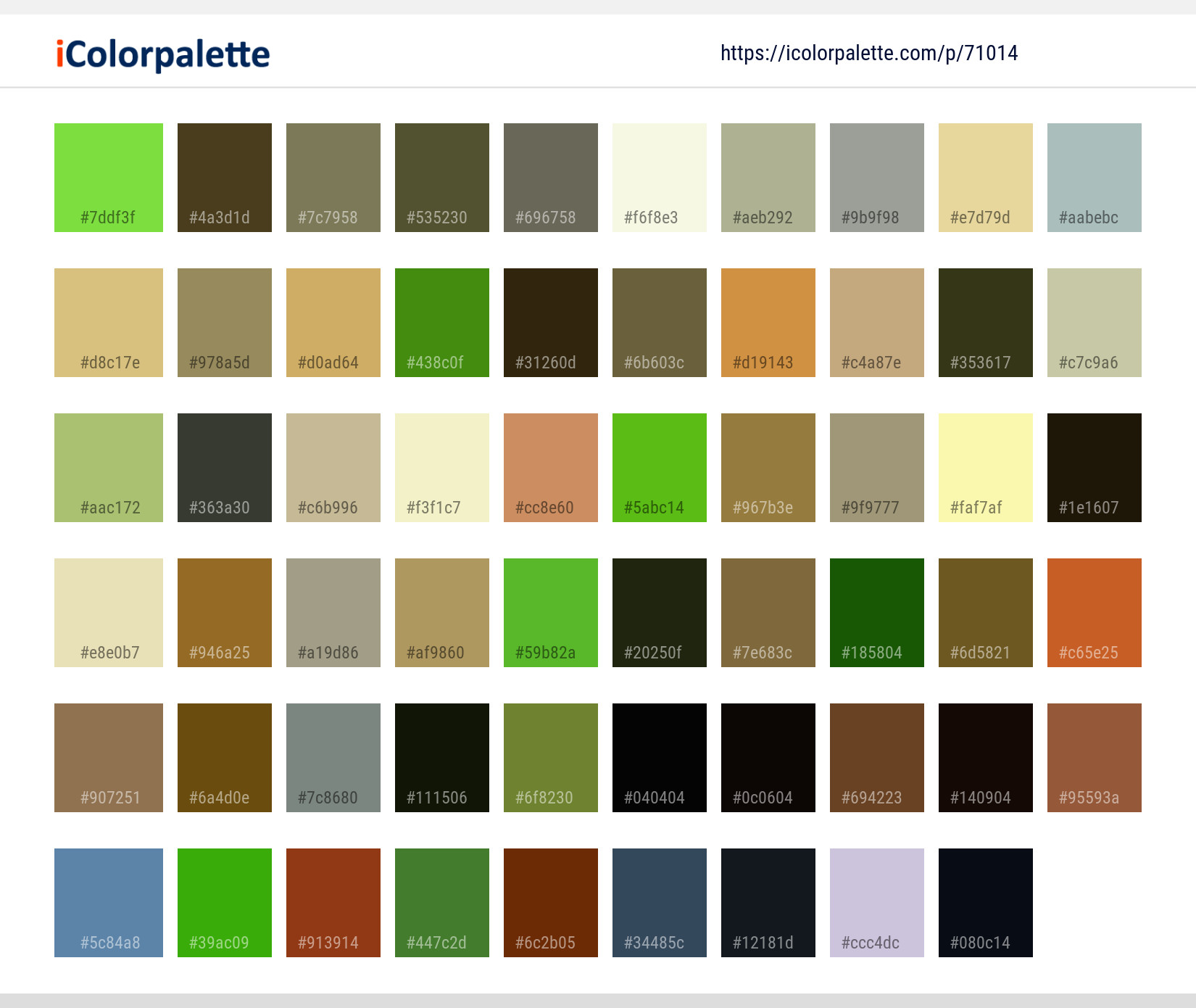 Color Palette Ideas from Leaf Plant Flora Image | iColorpalette