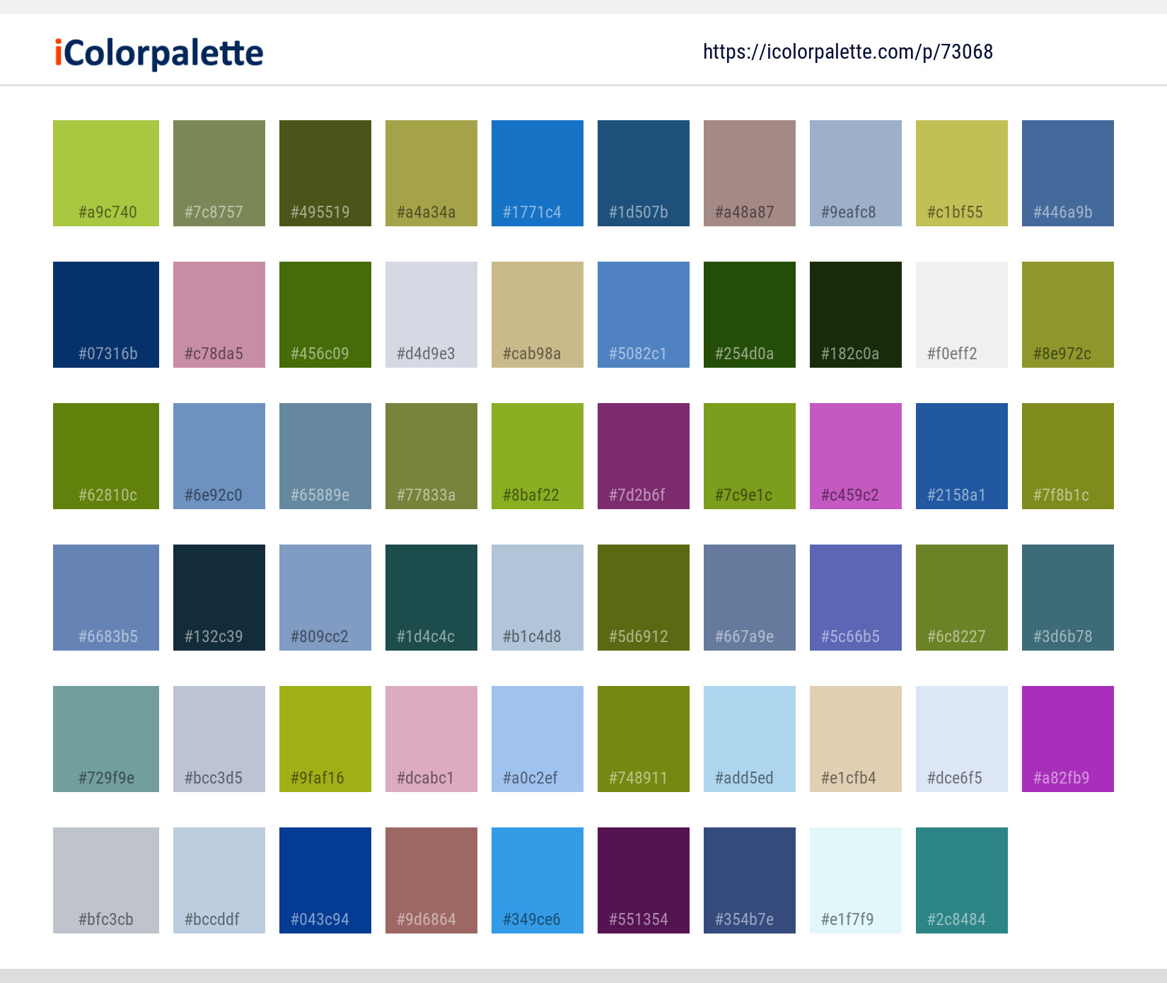 Color Palette Ideas from Grassland Sky Highland Image | iColorpalette