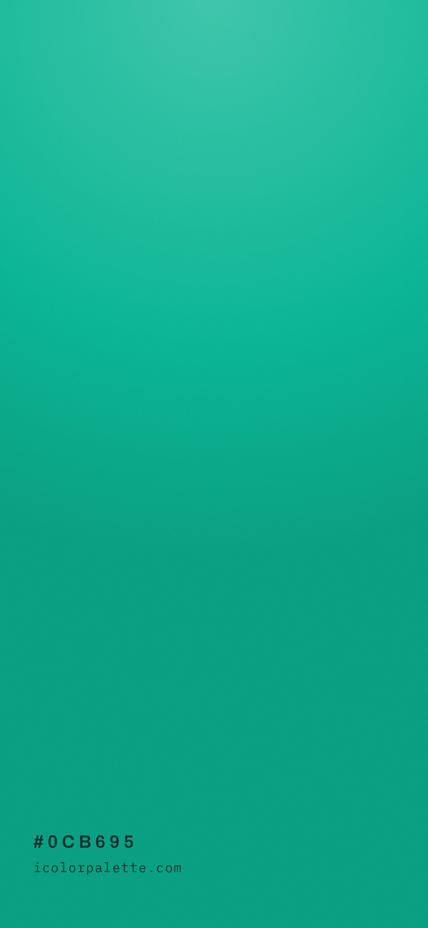 0CB695 Hex Code (Mint Leaf Shade) — RGB, CMYK & HSL Color Values