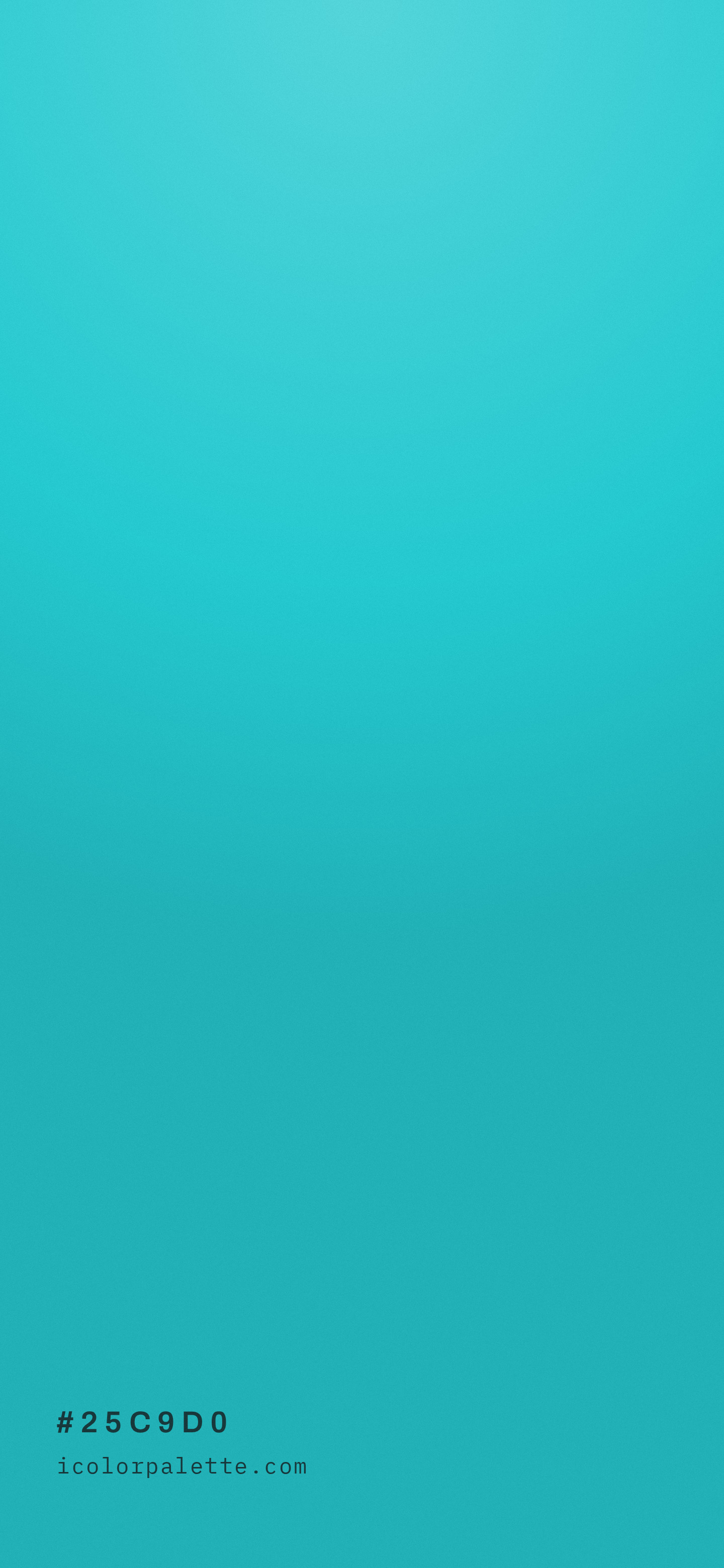 25C9D0 Hex Code (Turquoise Surf Shade) — RGB, CMYK & HSL Color
