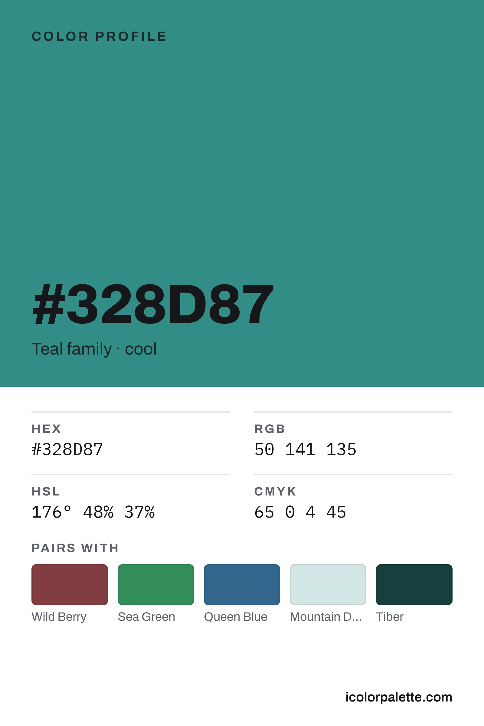 328D87 Hex Code (Lochinvar Shade) — RGB, CMYK & HSL Color Values