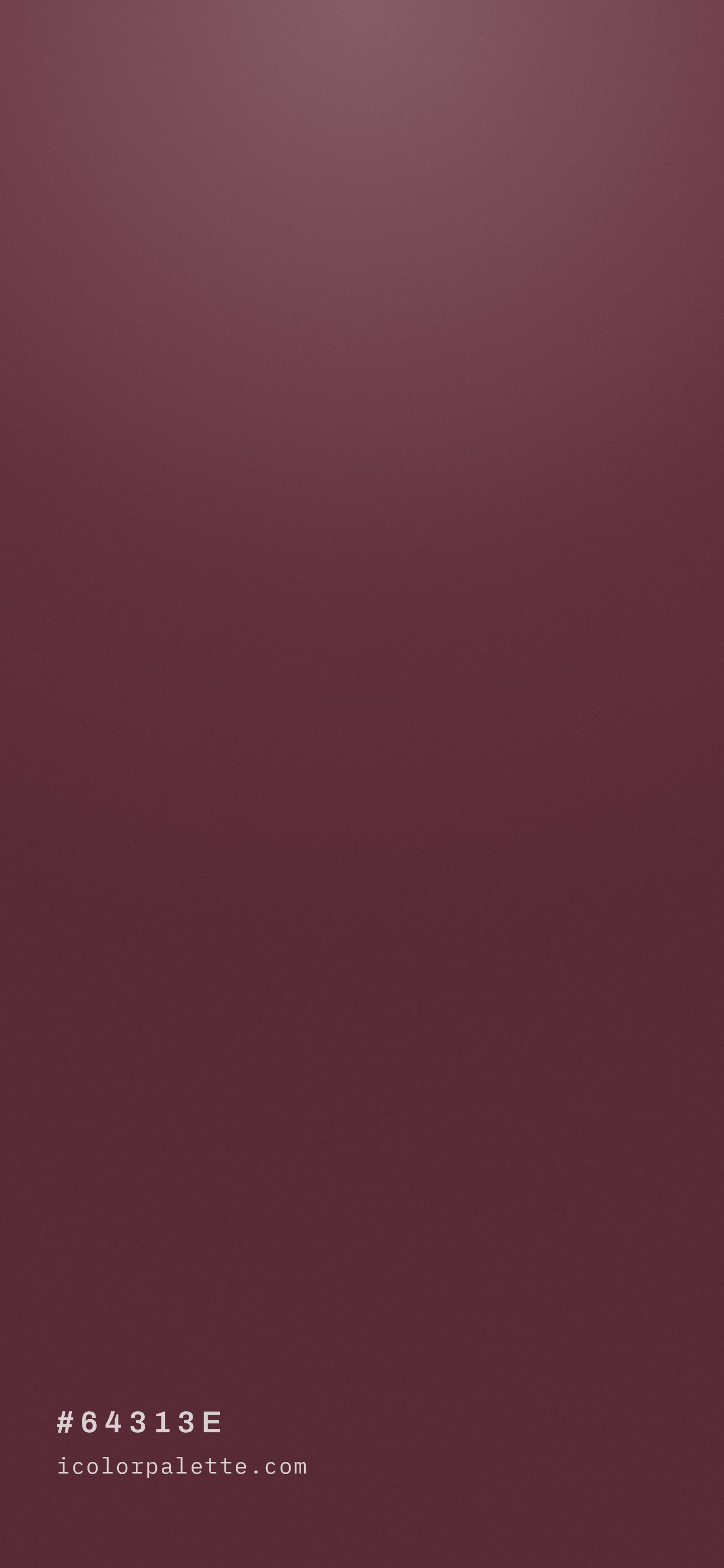 ワンダイ カラーサンプル 64313E Hex Code (Damson Pulp Shade) — RGB, CMYK & HSL Color Values