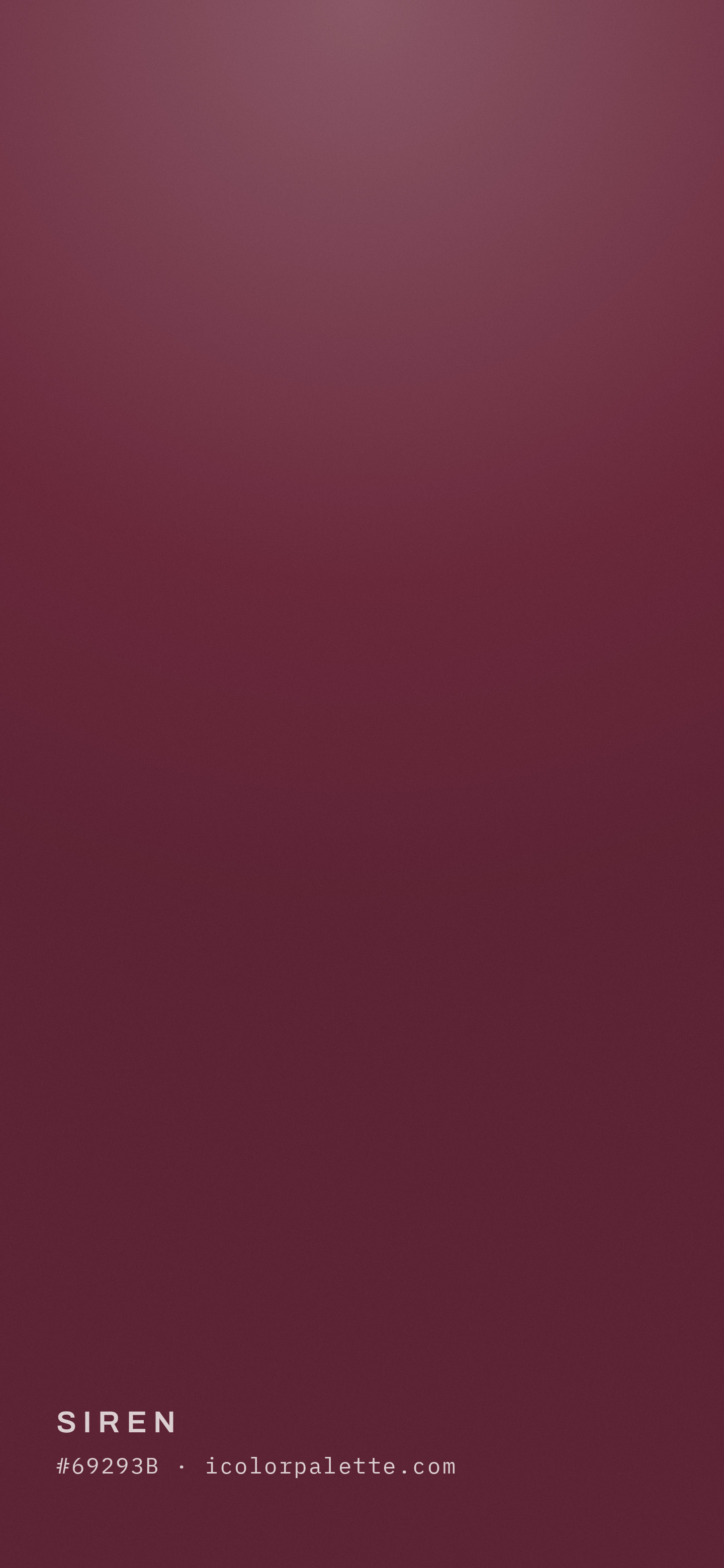 Siren Color (#69293B) — Hex, RGB & Palettes | iColorPalette