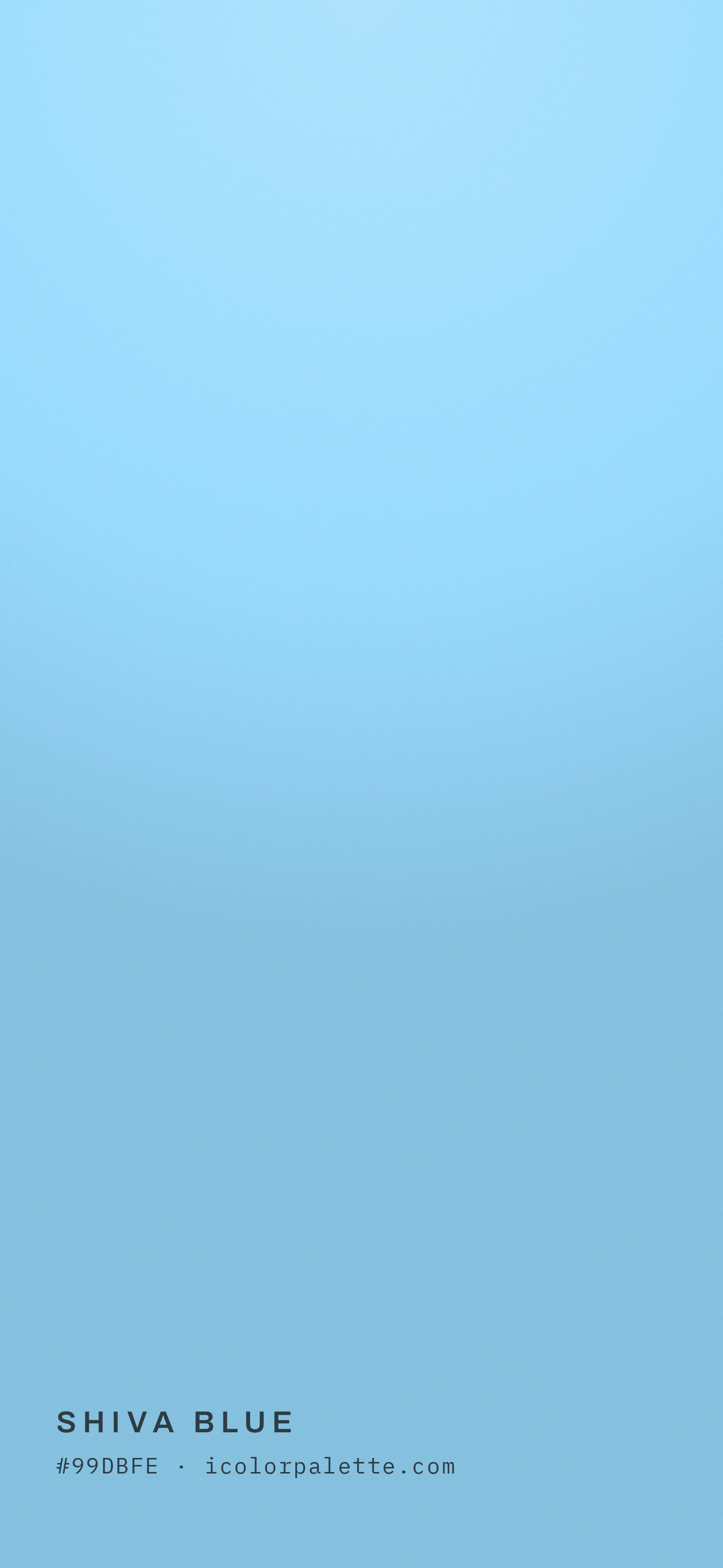 Shiva Blue Color (#99DBFE) — Hex, RGB & Palettes | iColorPalette