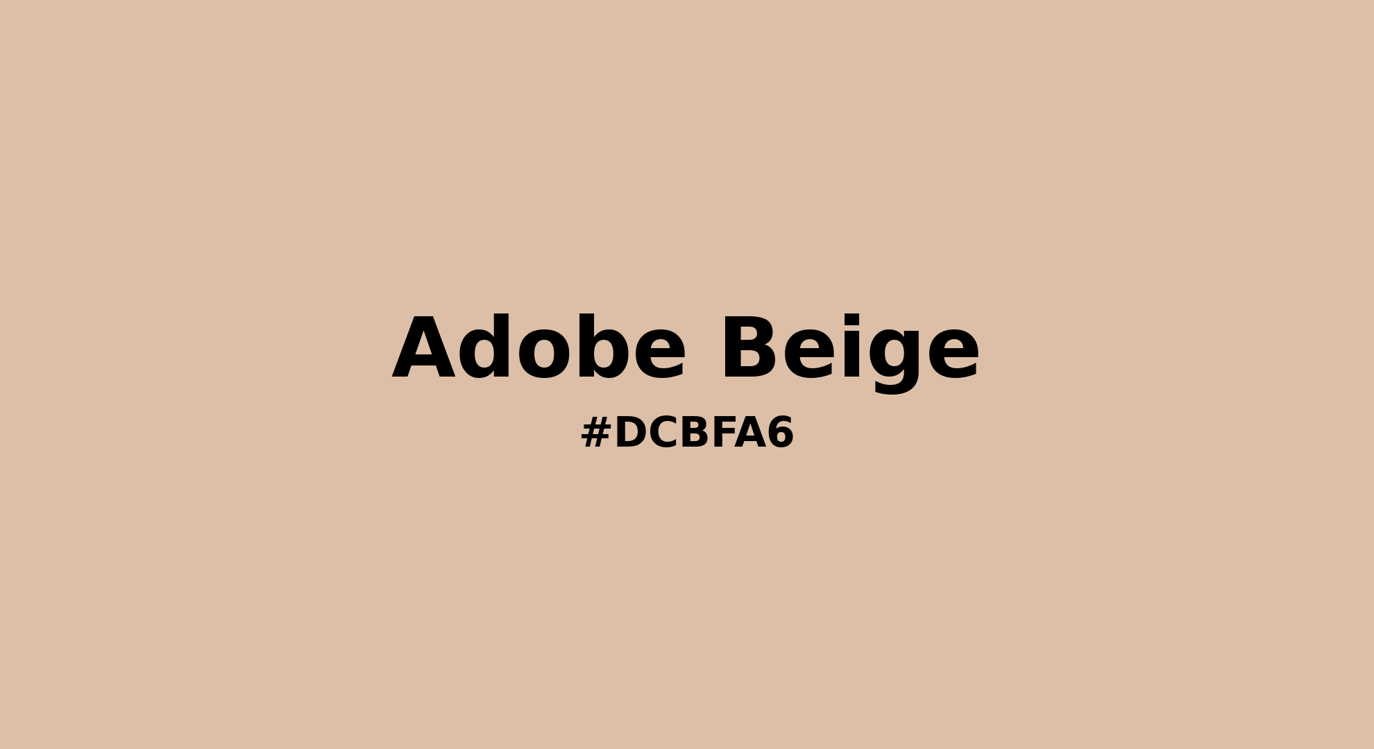 Discover the beautiful color name "Adobe Beige" for Pantone 4675 C Color | Hex color Code #dcbfa6. Perfect color naming reference for designers and developers. #colorname #colortheory #design #dcbfa6