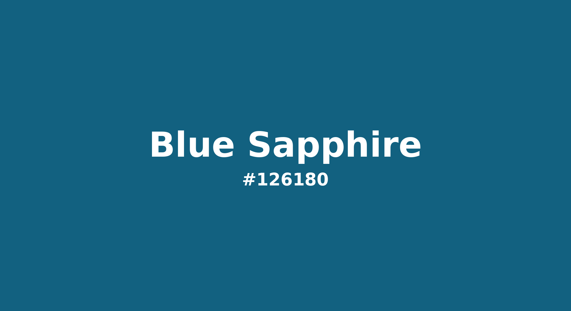 Blue Sapphire | Printing Match PANTONE 18-4231 TPX | Color