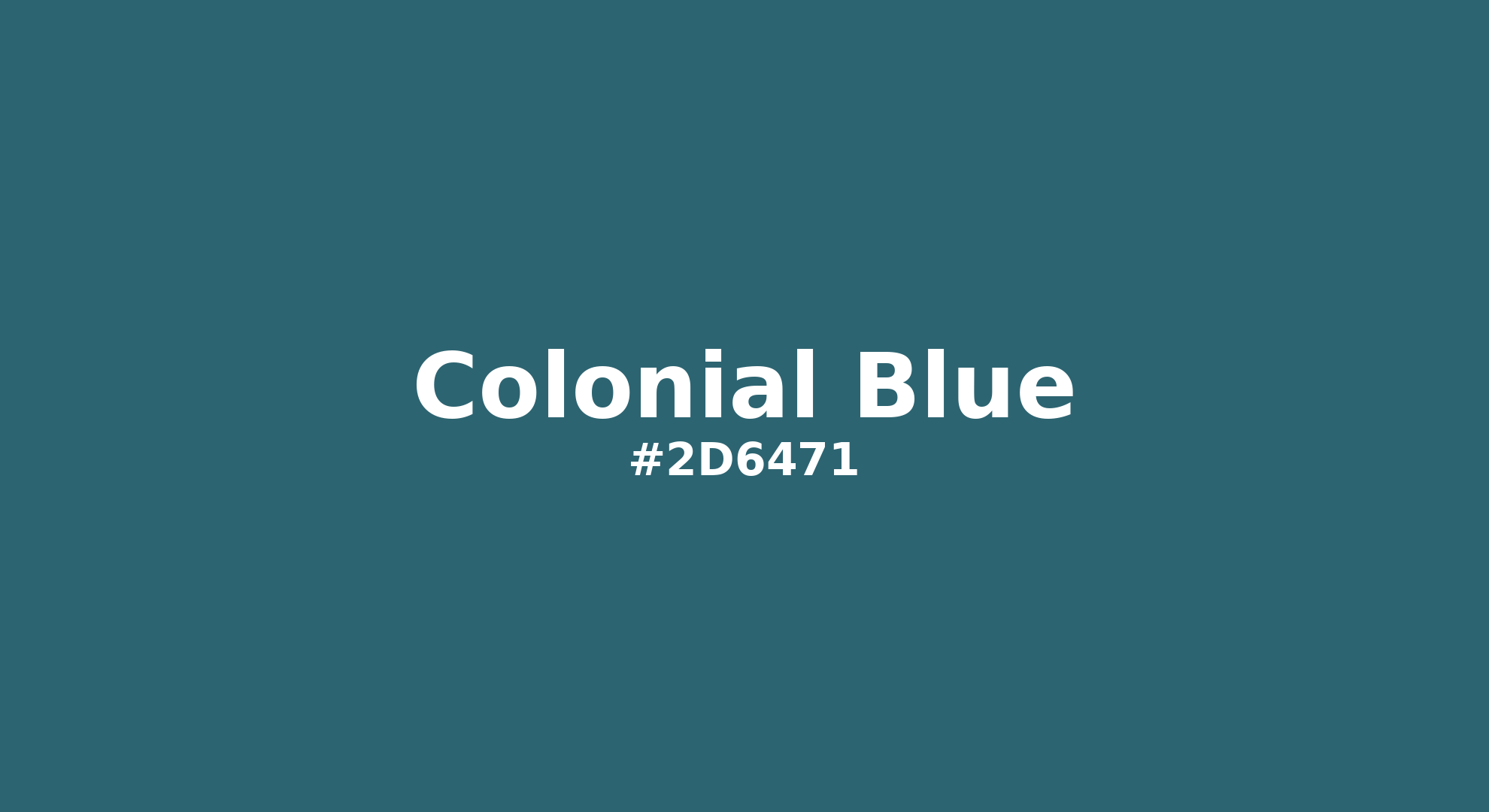 Hex Color #2d6471 | Printing Match PANTONE 18-4522 TCX | Color