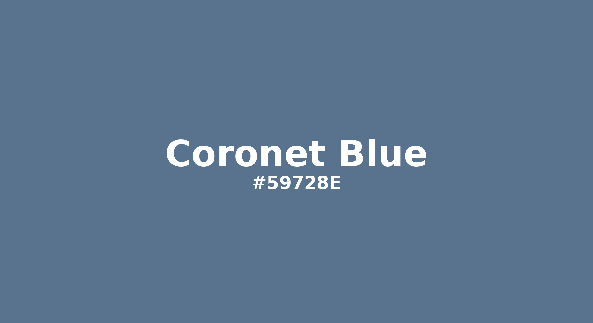 Hex Color #59728E — RGB, CMYK & HSL Color Values | iColorPalette