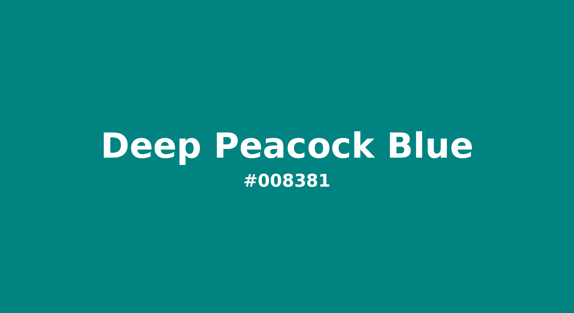 Hex Color #008381 — RGB, CMYK & HSL Color Values | iColorPalette