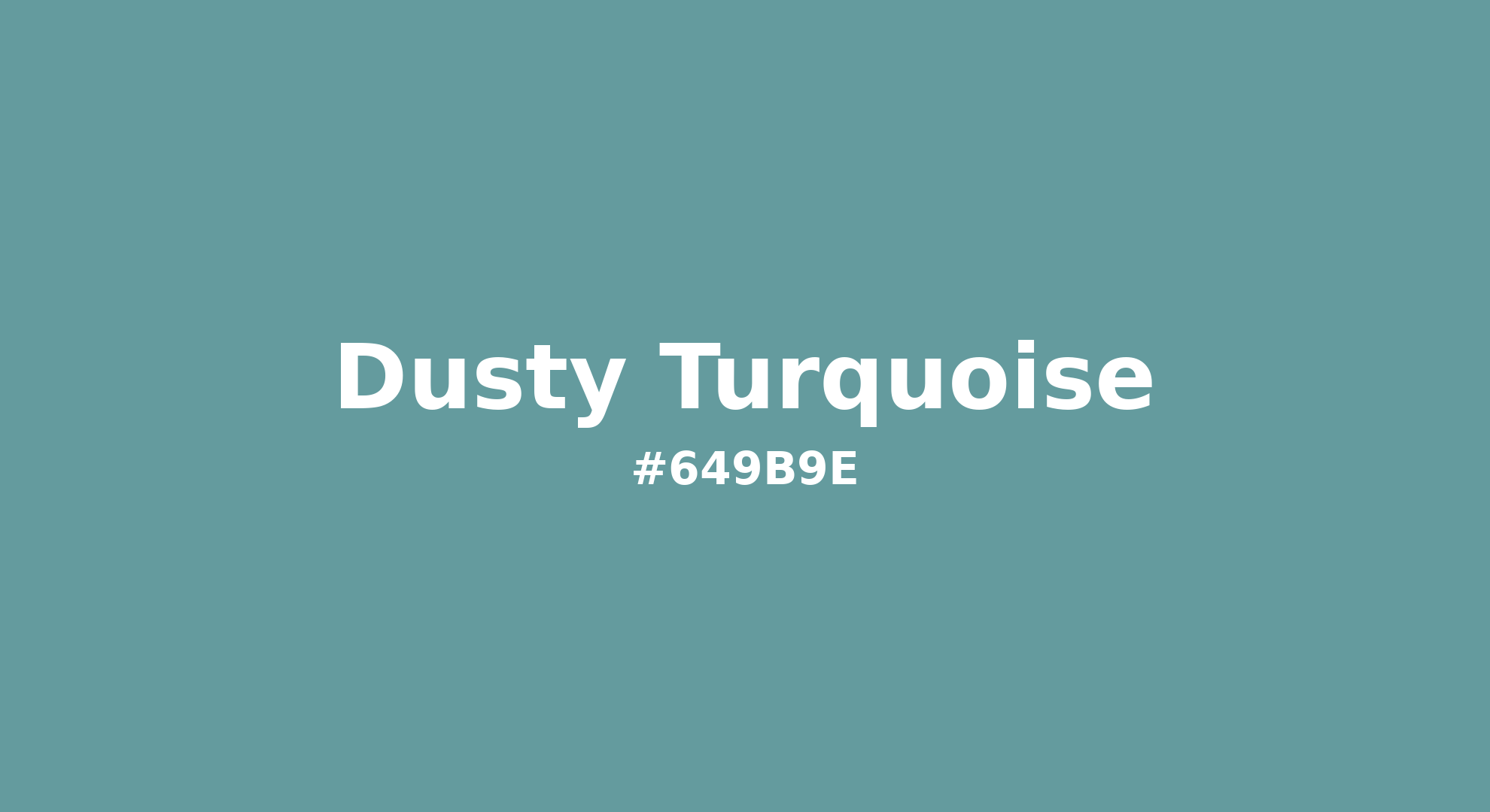 Discover the beautiful color name "Dusty Turquoise" for Pantone 16-5114 Tcx Dusty Turquoise Color | Hex color Code #649b9e. Perfect color naming reference for designers and developers. #colorname #colortheory #design #649b9e