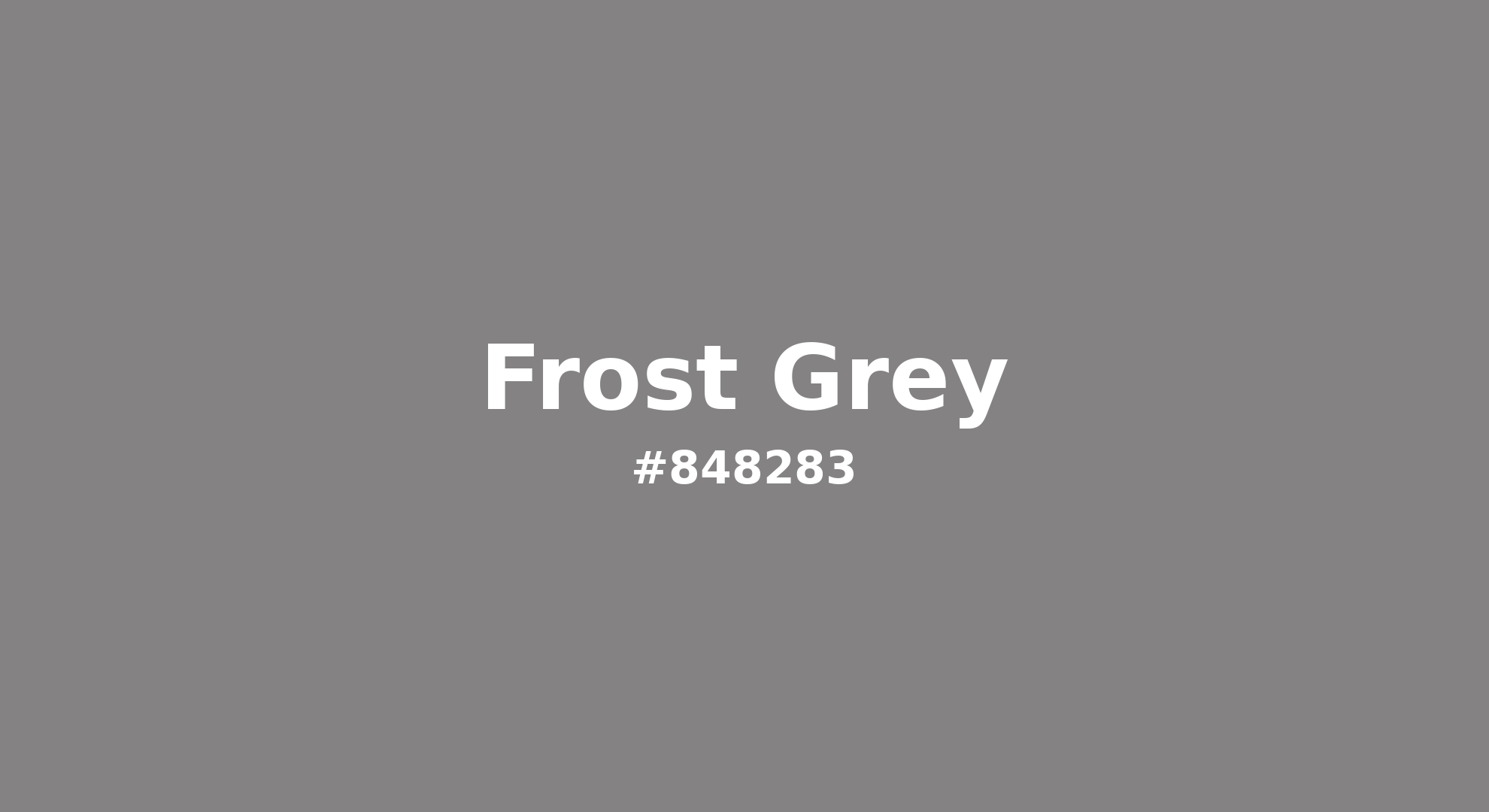 Frosted Grey