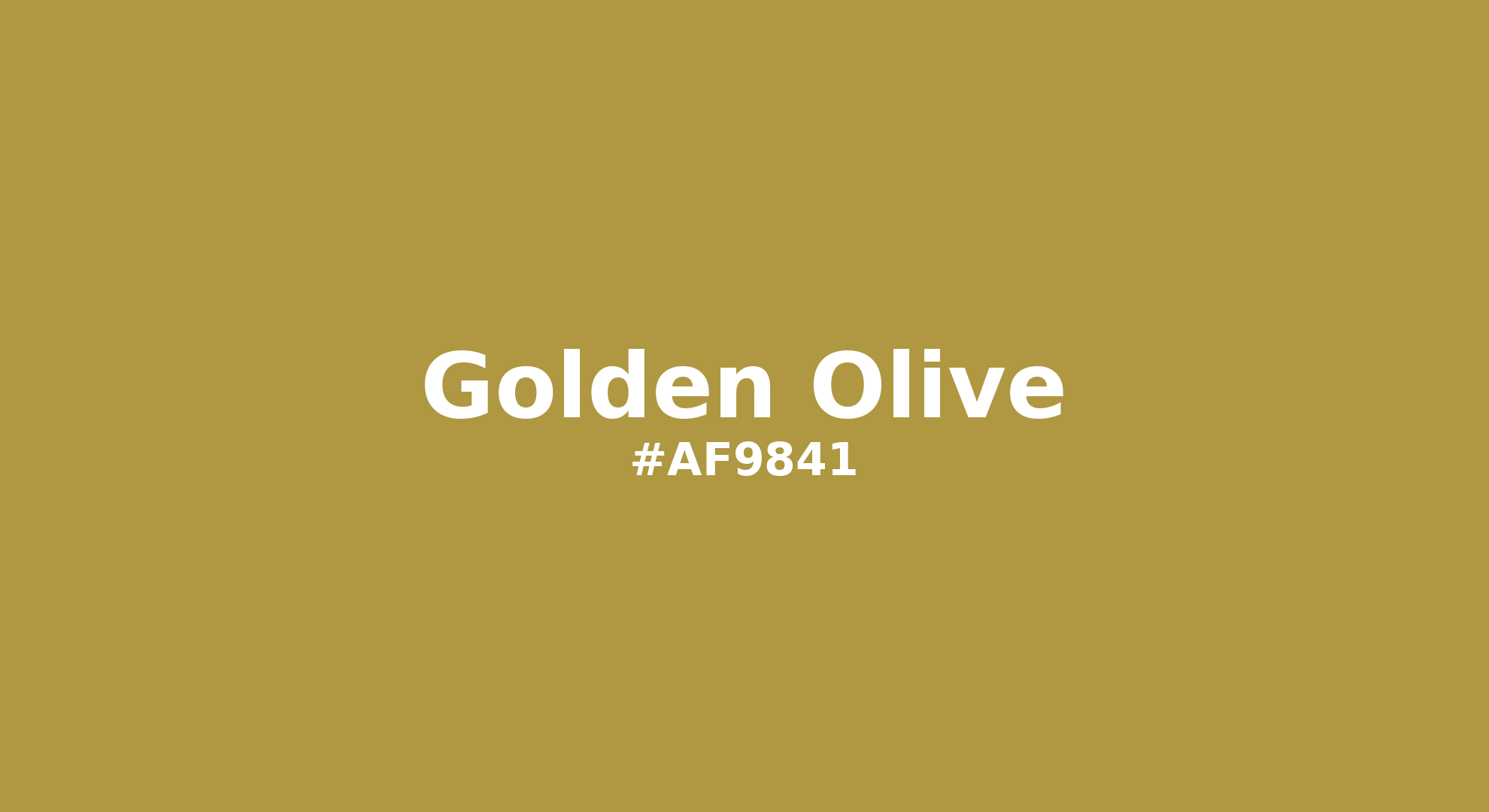 Discover the beautiful color name "Golden Olive" for Pantone 16-0639 Tcx Golden Olive Color | Hex color Code #af9841. Perfect color naming reference for designers and developers. #colorname #colortheory #design #af9841