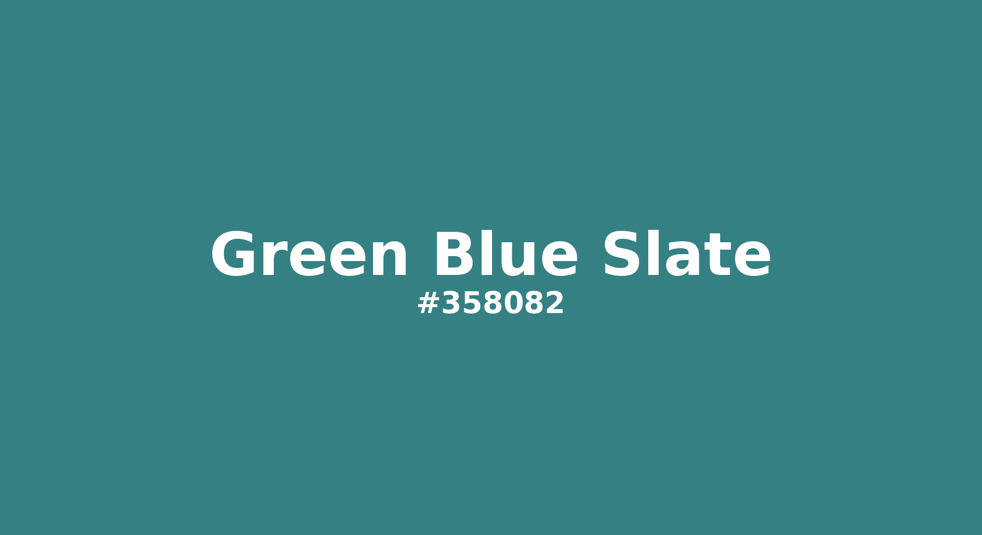 Color Analysis Color:red Green Blue Slate Hex Code #358082 — RGB, CMYK & HSL Color Values ...