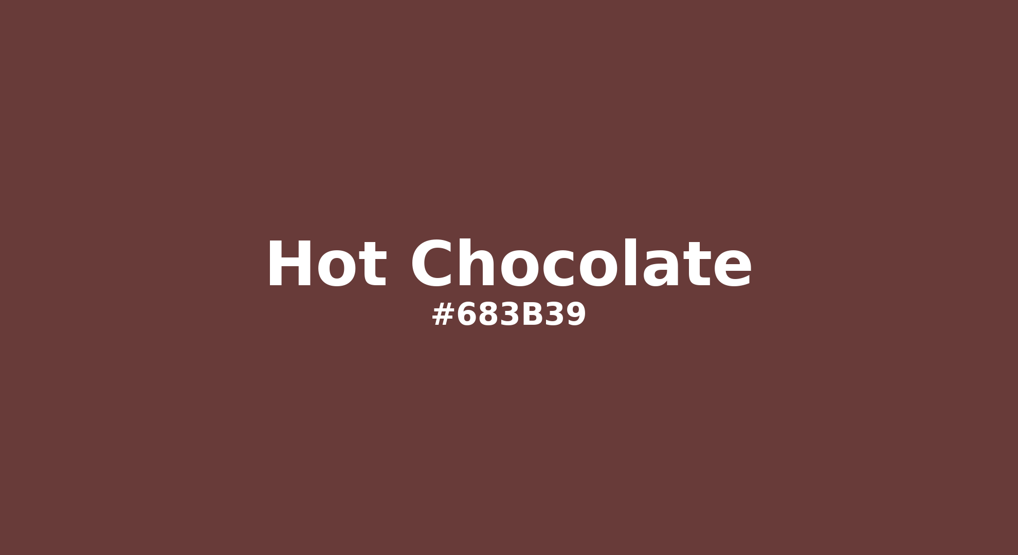 Hex Color #683b39 | Printing Match PANTONE 19-1325 TCX | Color