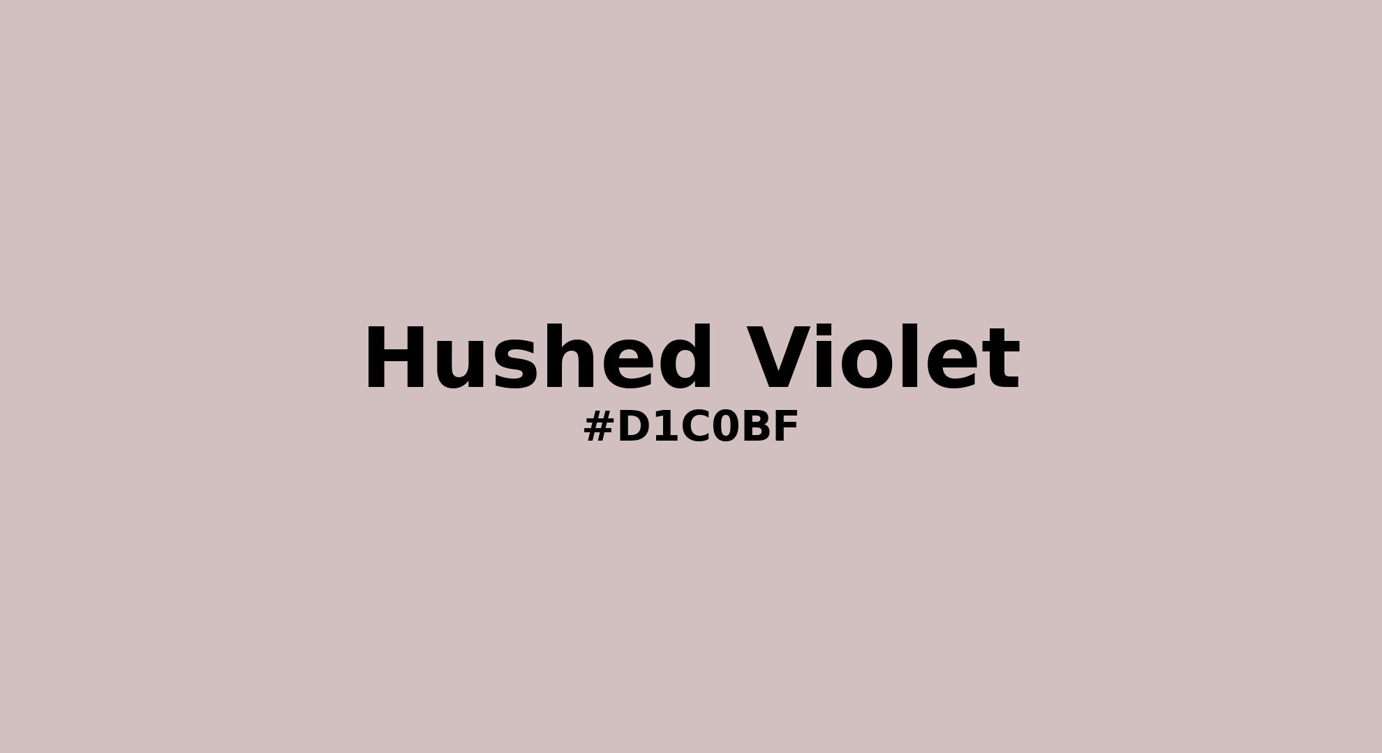 Discover the beautiful color name "Hushed Violet" for Pantone 14-3803 Tcx Hushed Violet Color | Hex color Code #d1c0bf. Perfect color naming reference for designers and developers. #colorname #colortheory #design #d1c0bf