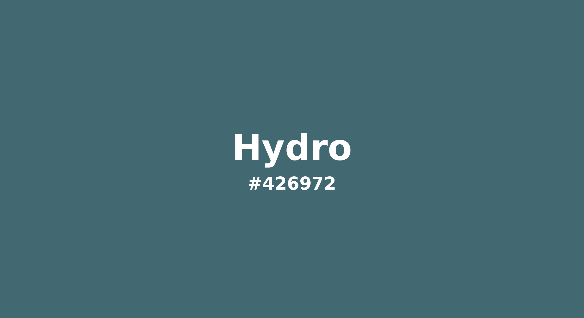 Hex Color #426972 — RGB, CMYK & HSL Color Values | iColorPalette