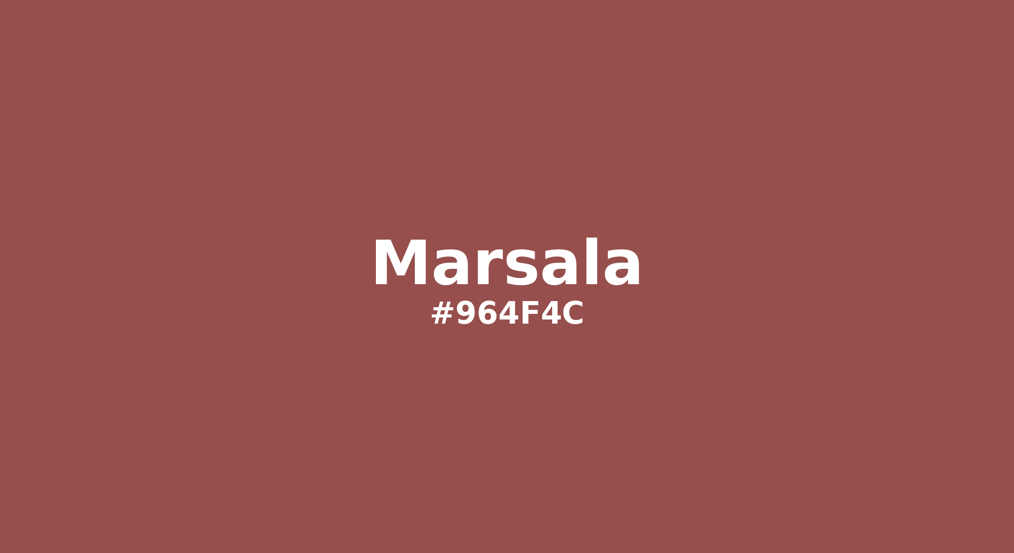 Hex Color #964F4C — RGB, CMYK & HSL Color Values | iColorPalette