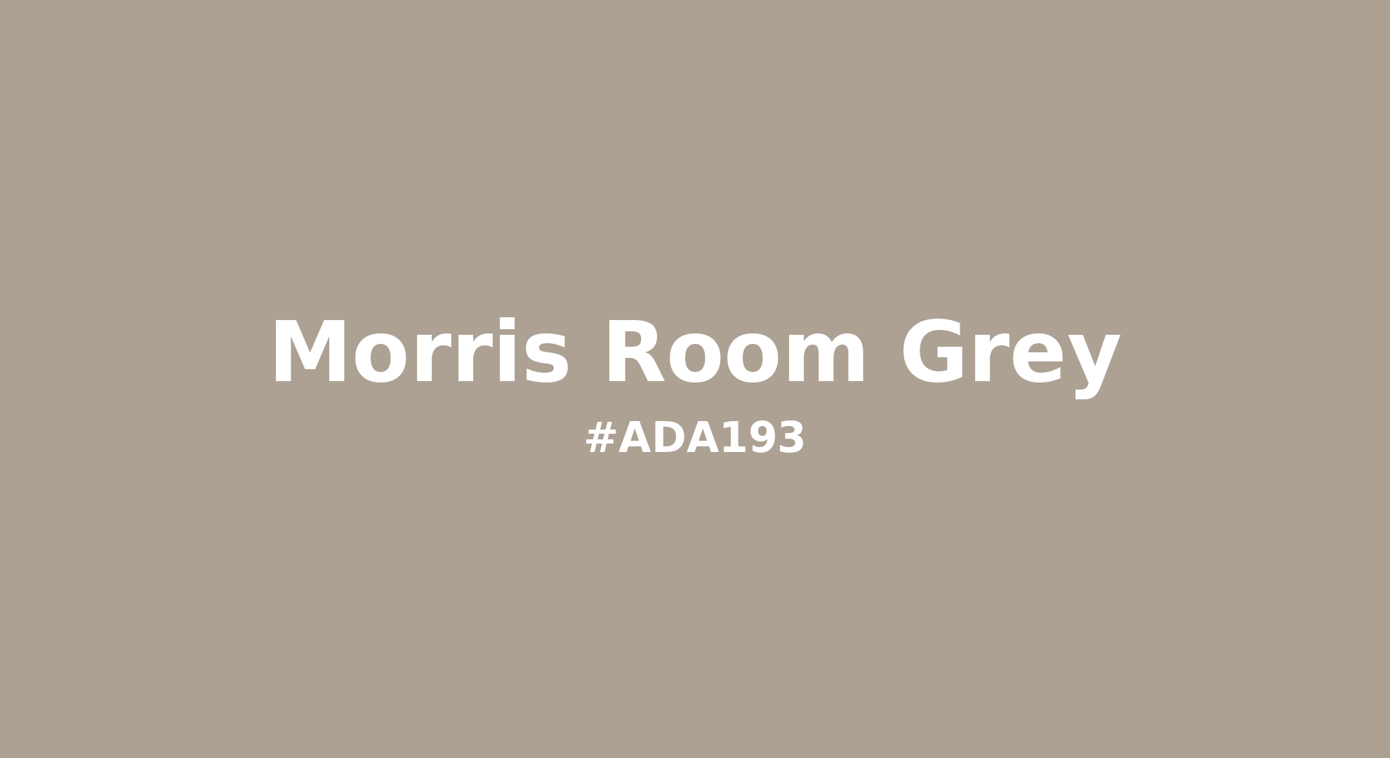 Discover the beautiful color name "Morris Room Grey" for  Morris Room Grey Color | Hex ada193. Perfect color naming reference for designers and developers. #colorname #colortheory #design #ada193