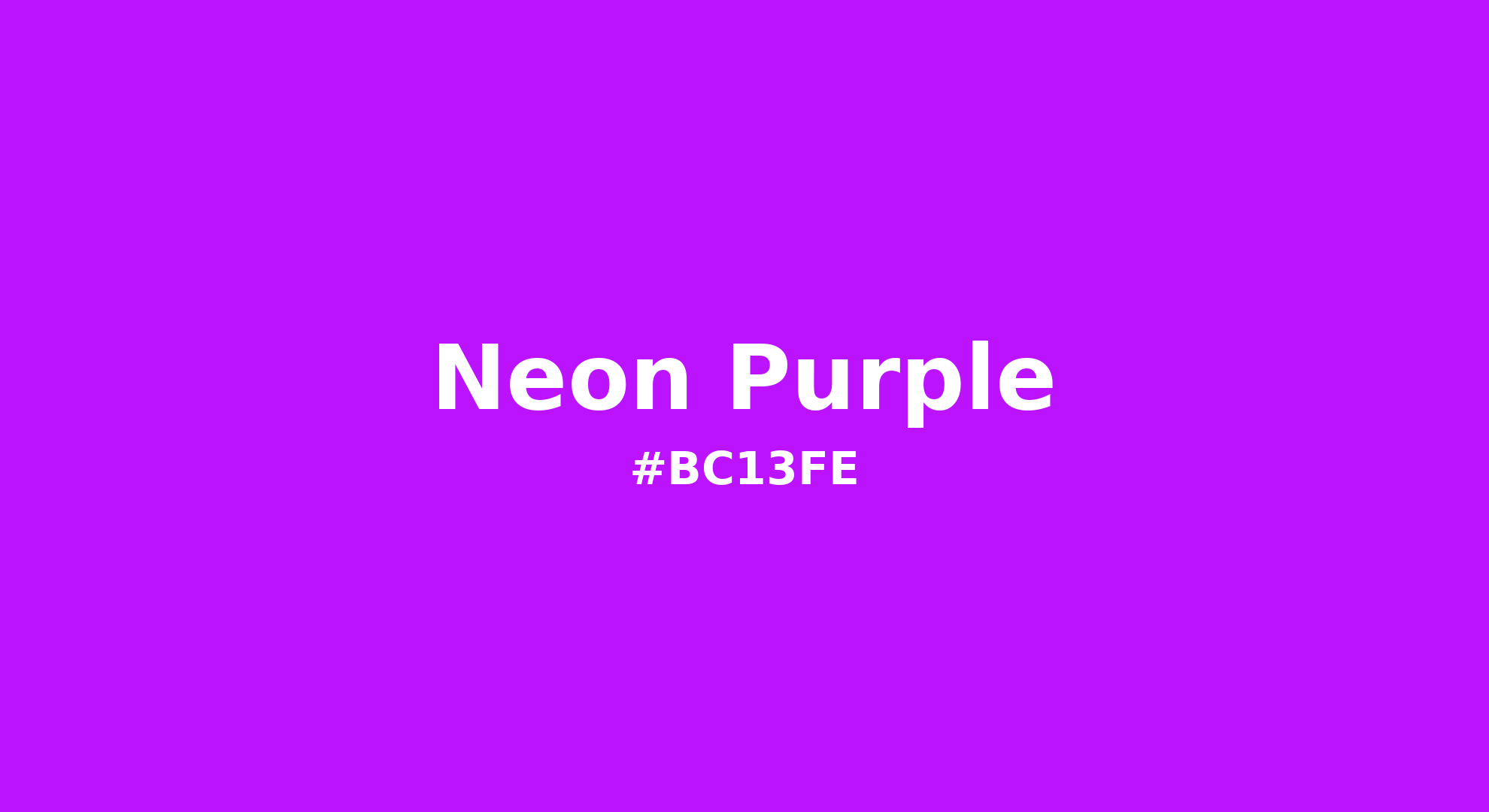 Solid Neon Purple