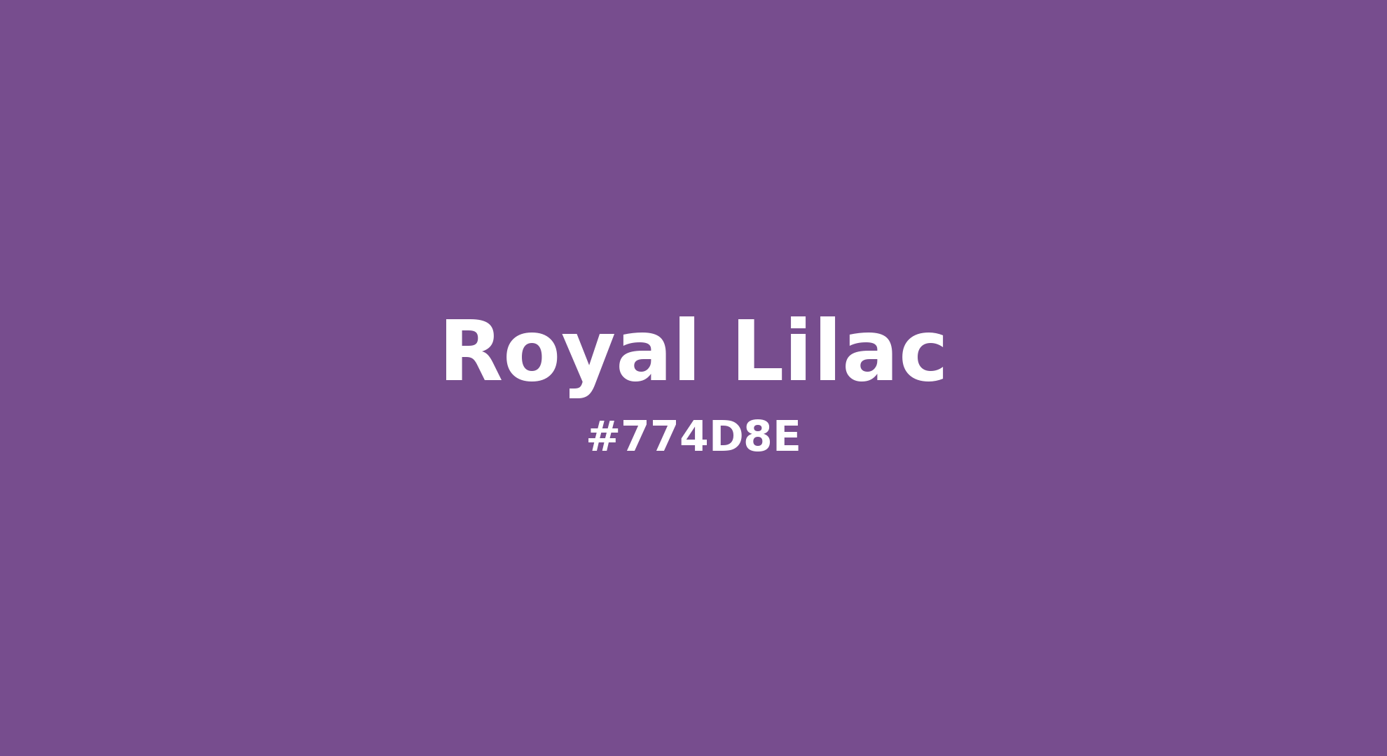 Hex Color #774d8e | Printing Match PANTONE 18-3531 TCX | Color