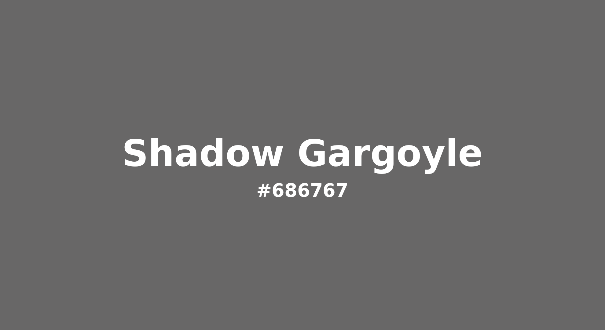 Shadow Gargoyle | Printing Match PANTONE 18-0503 TCX | Color