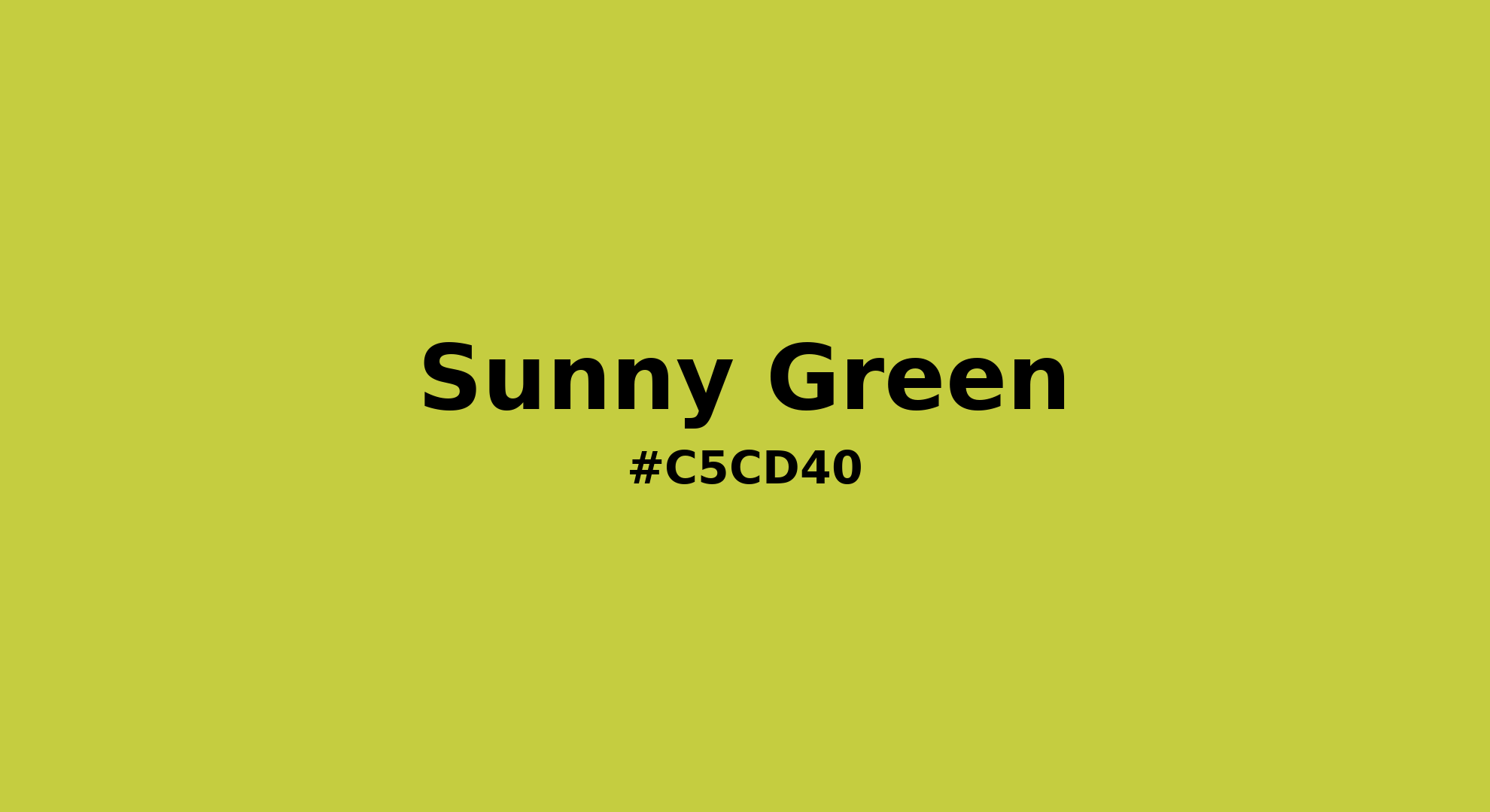 Sunny Green Color (#C5CD40) — Hex, RGB & Palettes | iColorPalette