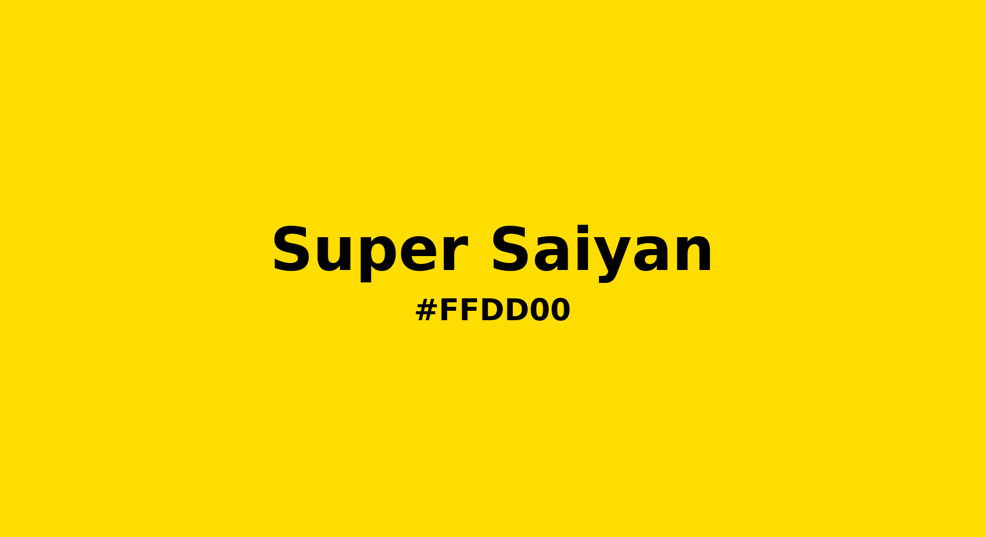 Super Saiyan | Color conversion CMYK | Hsl | Rgb | Pantone Printing Match