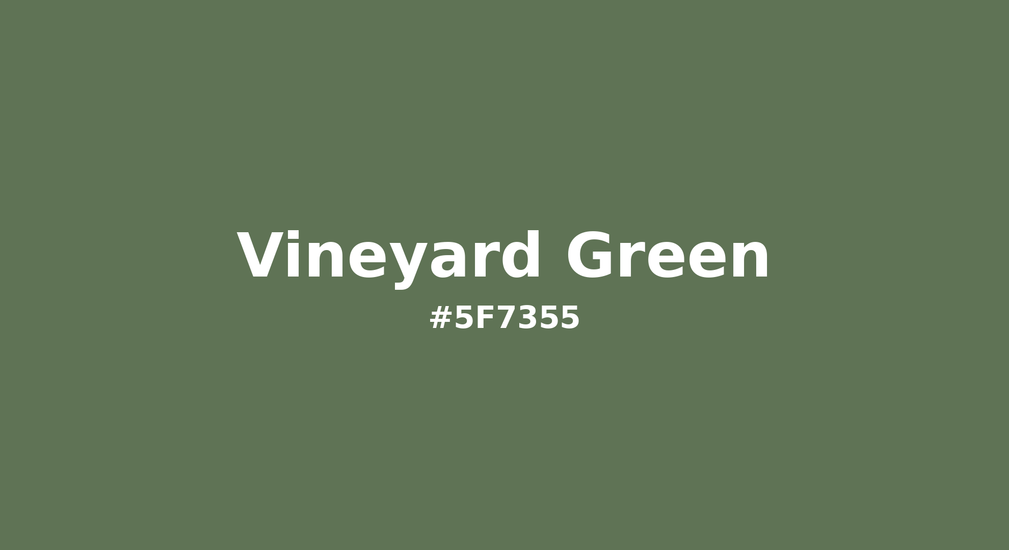 Hex Color #5f7355 | Printing Match PANTONE 18-0117 TCX | Color