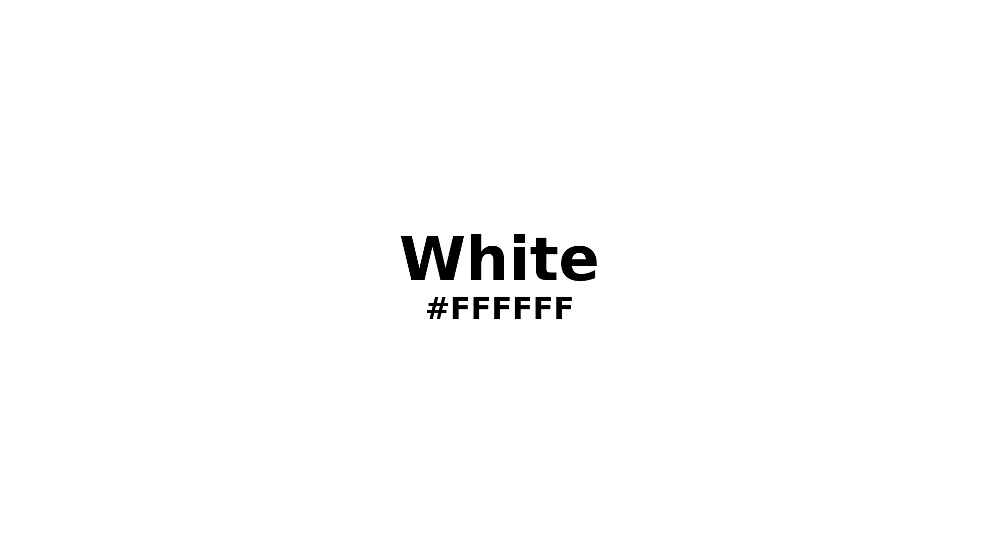 White Color | ffffff | Color conversion CMYK | Hsl | Rgb | Pantone ...