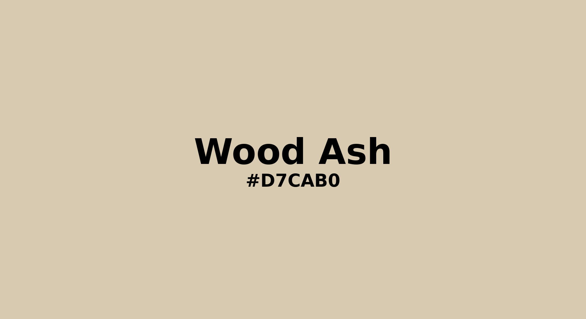 Discover the beautiful color name "Wood Ash" for Pantone 14-1108 Tcx Wood Ash Color | Hex color Code #d7cab0. Perfect color naming reference for designers and developers. #colorname #colortheory #design #d7cab0