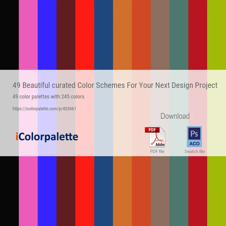 34 Beautiful Color Palettes For Your Next Design Project