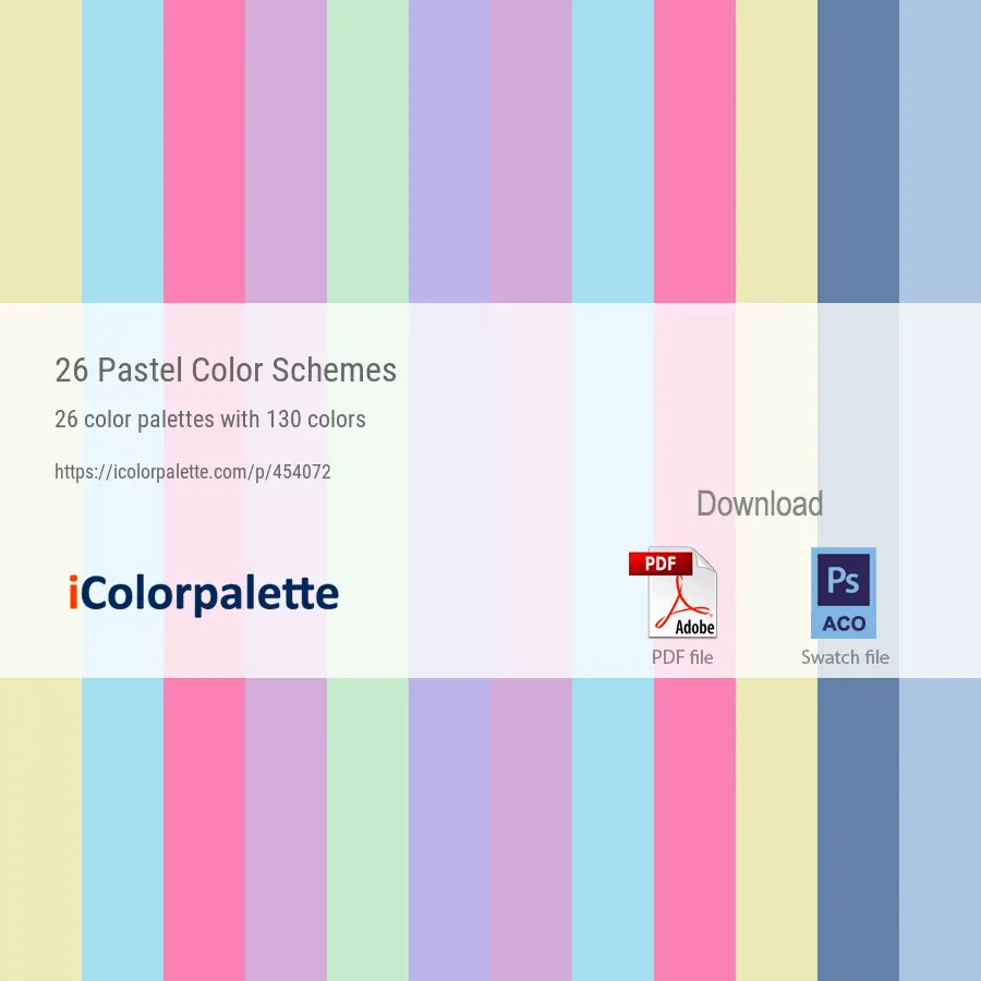 pastel color palette
