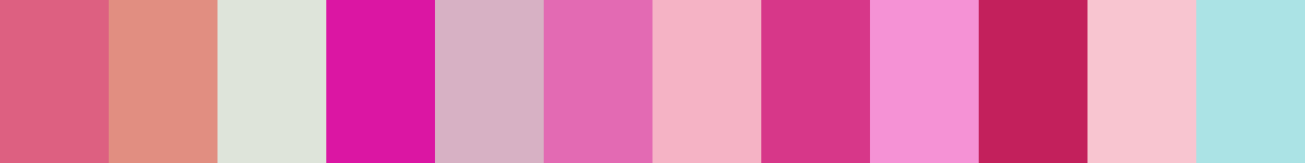 81 Pink color palettes