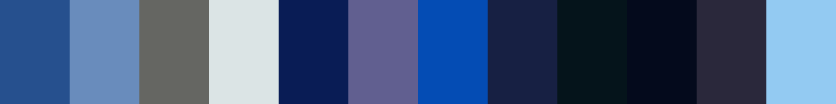 89 Blue Color Palettes