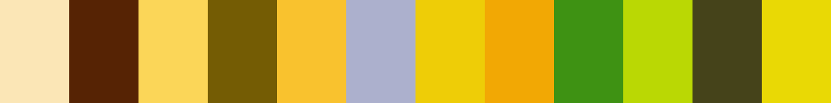 117 Yellow Color Palettes
