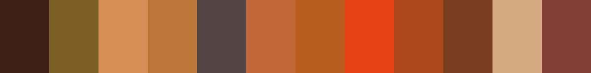 66 Brown Color Palettes