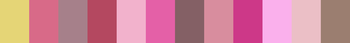 Atlanta color type peach palette - ColorsWall