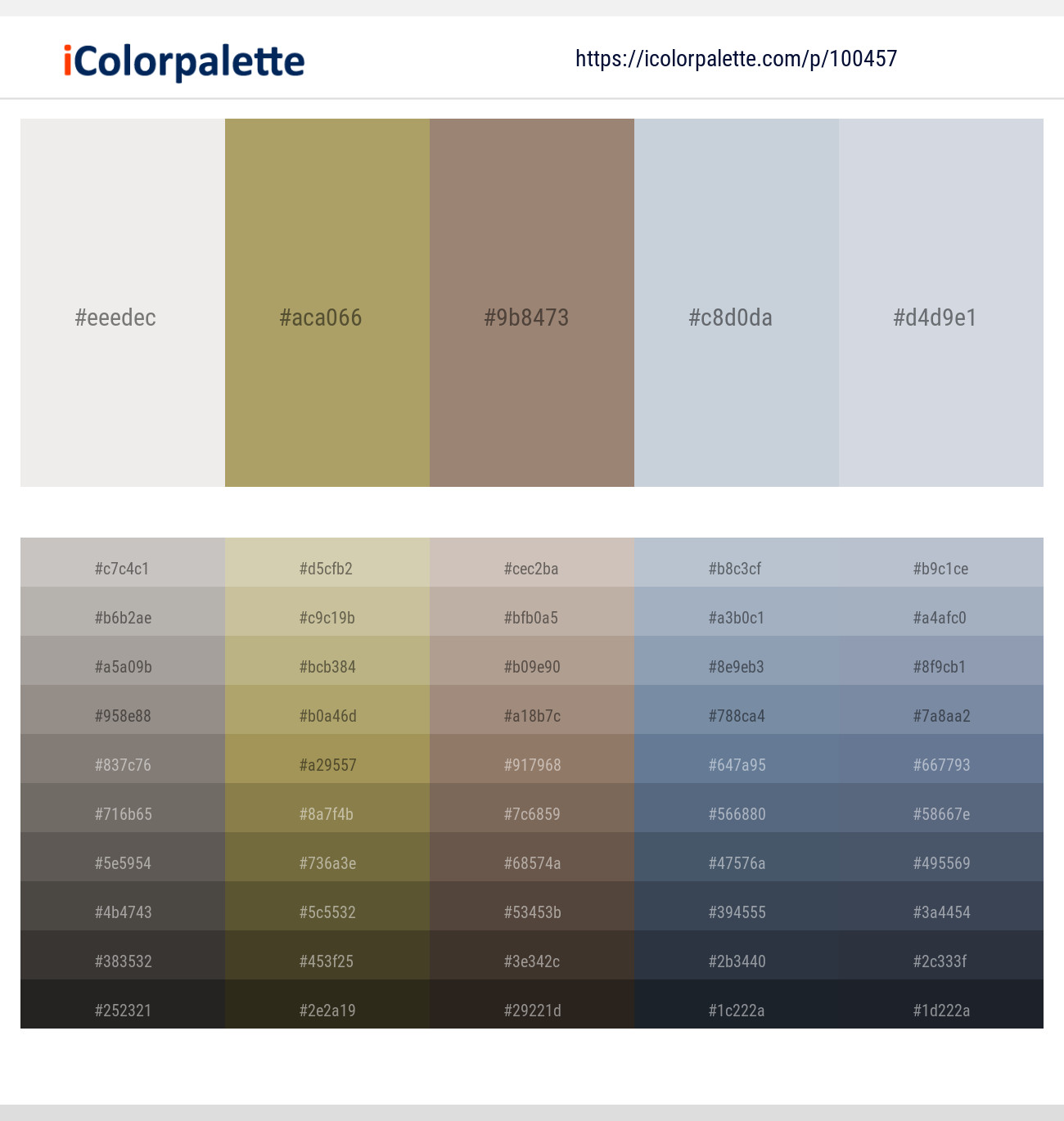 Gallery – Teak – Arrowtown – Ghost – Mischka Color scheme